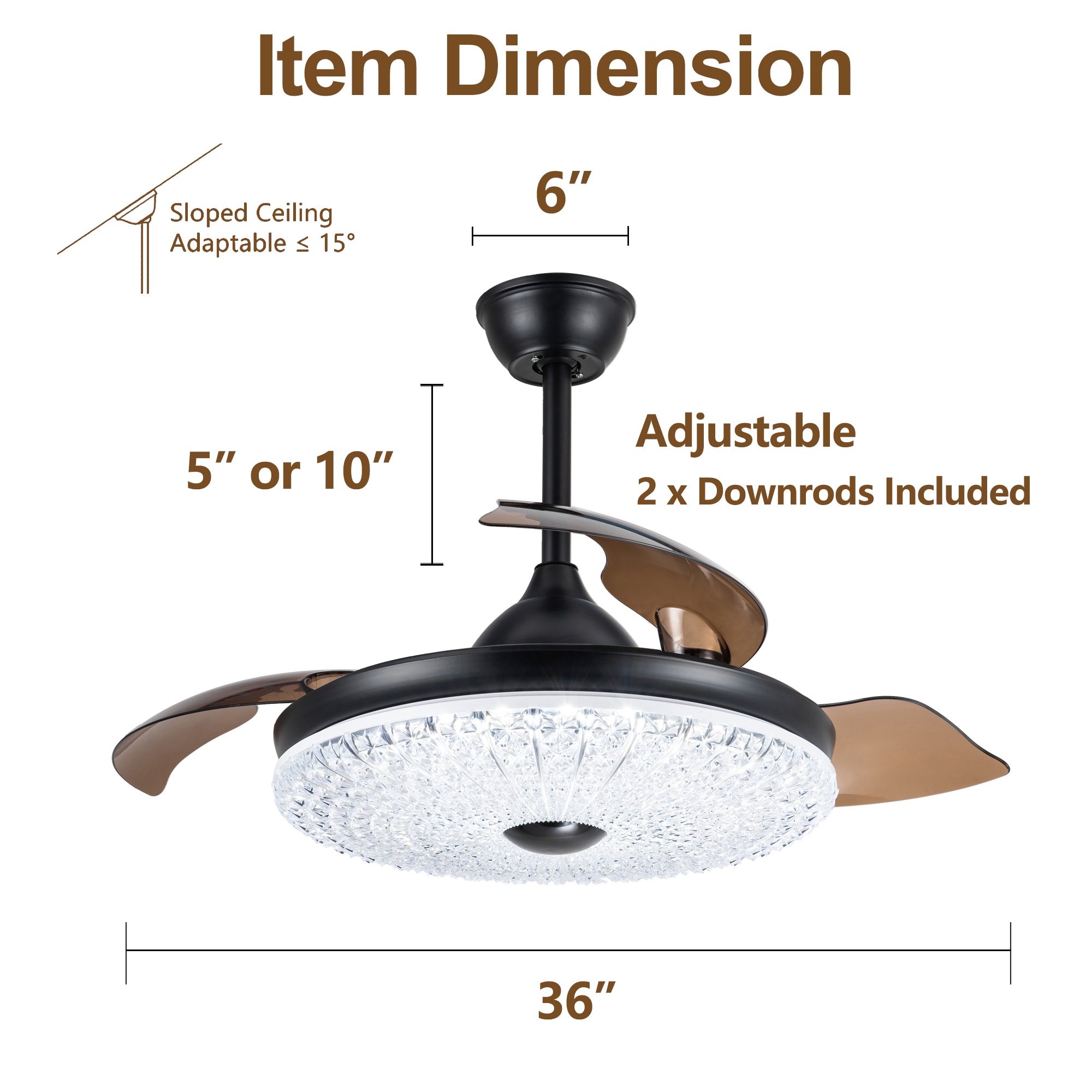 Bella Depot BD3657-B Ceiling-Fans - View #10
