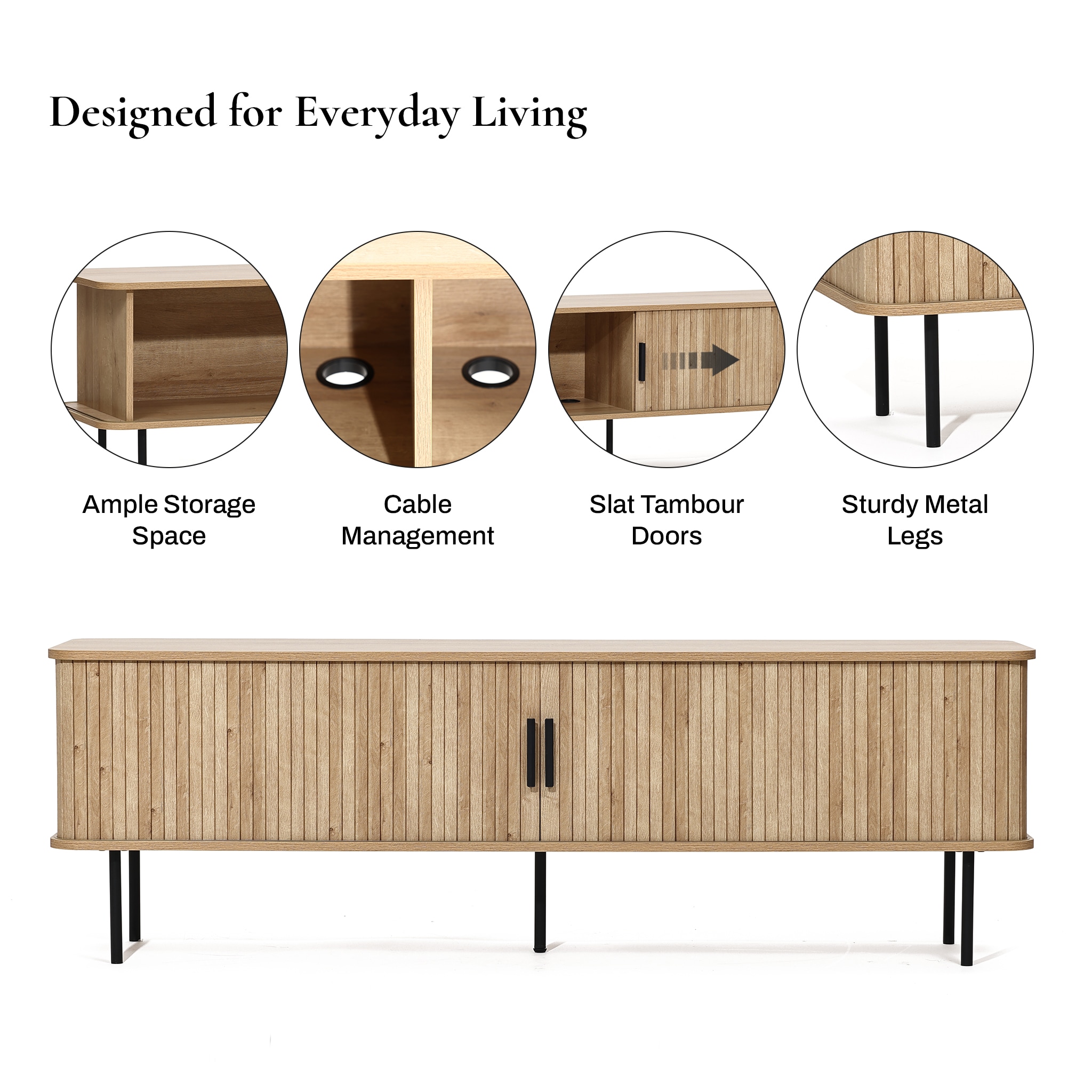 LuxenHome WHIF1977 Tv-Stands - View #3