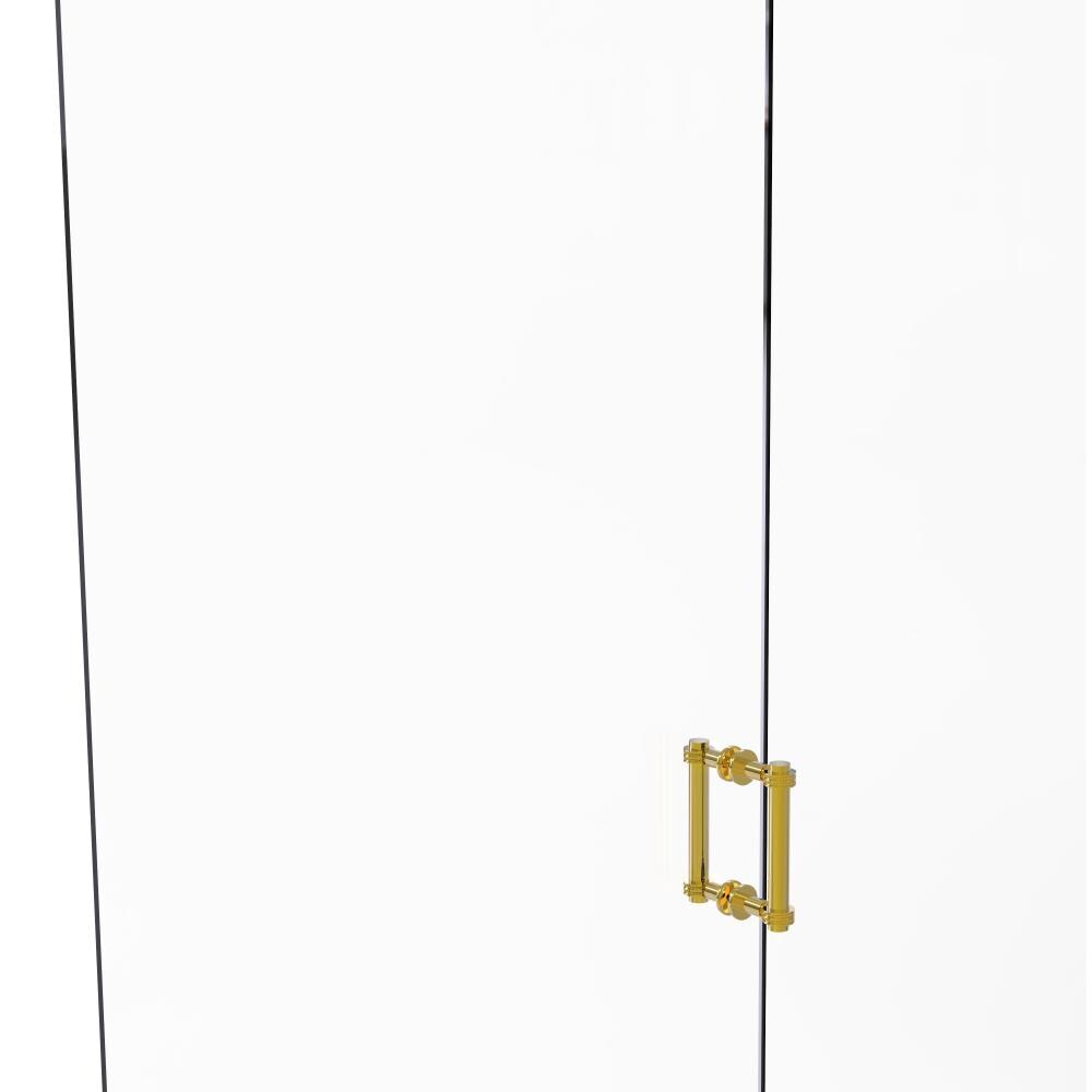 Allied Brass 404D-6BB-PB Polished brass 6-Inches Hinged shower door Handle