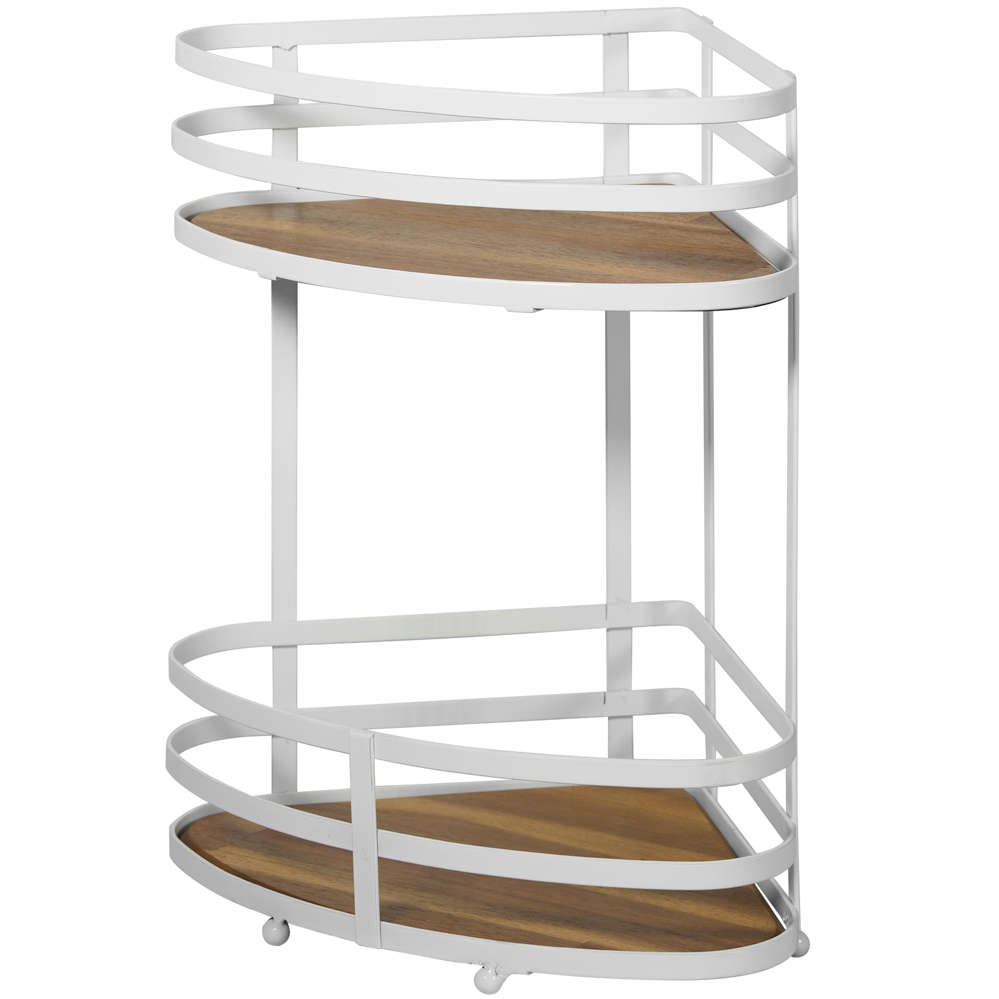 ACENTO CC425MWT Matte White Metal Bathroom organizer
