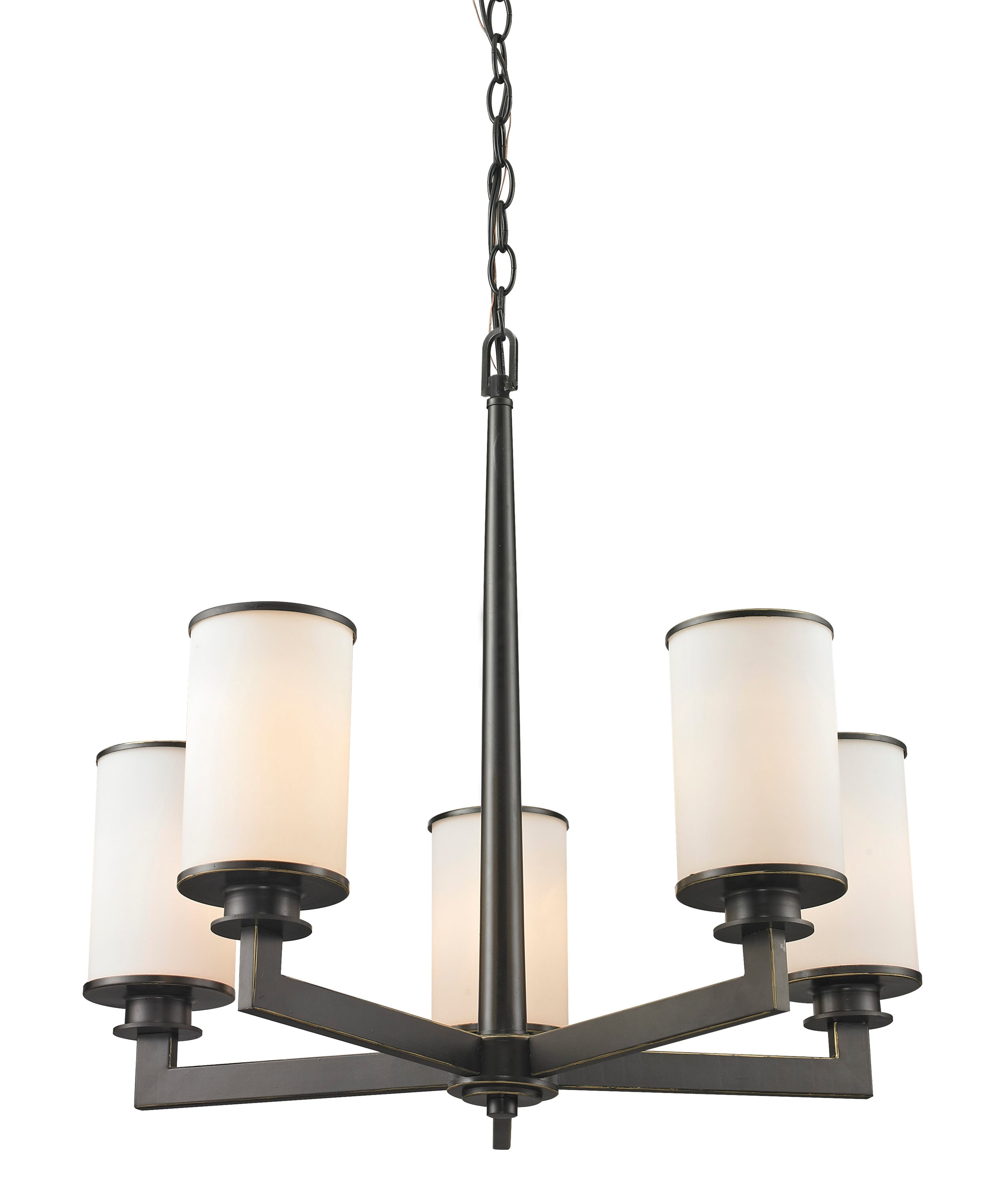 Z-Lite 413-5 Savannah 5 -Light Antique Bronze Modern/contemporary For Use in Dining Rooms, Foyers, Kitchens, Living Rooms Chandelier