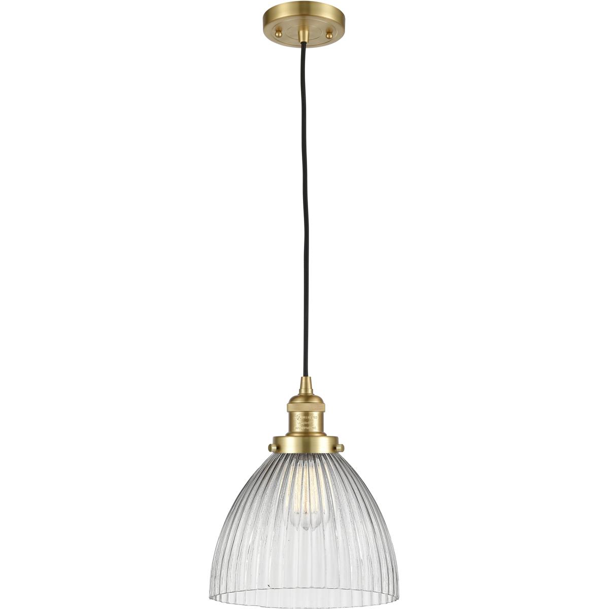 Innovations Lighting 1886100 201C-SG-G222-LED Franklin Restoration Seneca Falls