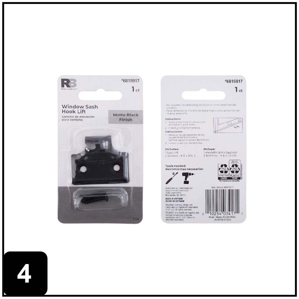 RELIABILT 22482PKBLG hooks - View #5