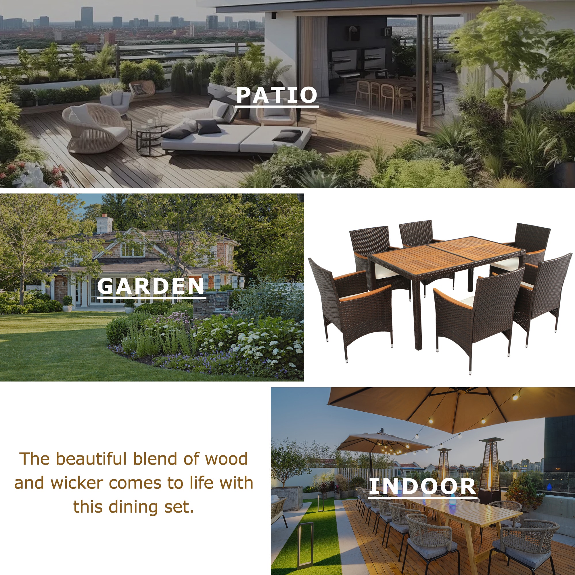 SINOFURN SYB160004WT Patio-Dining-Sets - View #6