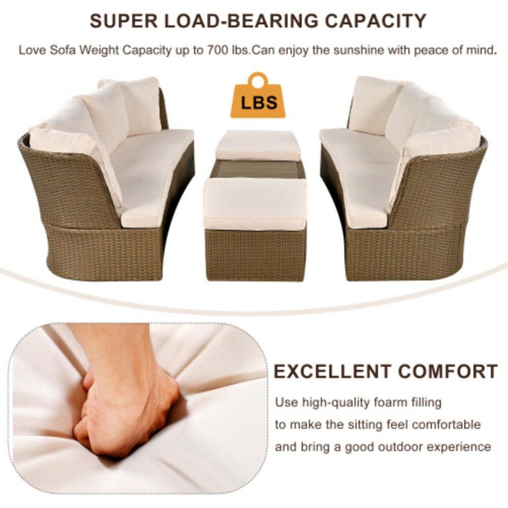 Clihome HFBL-GY05BL Patio-Conversation-Sets - View #11