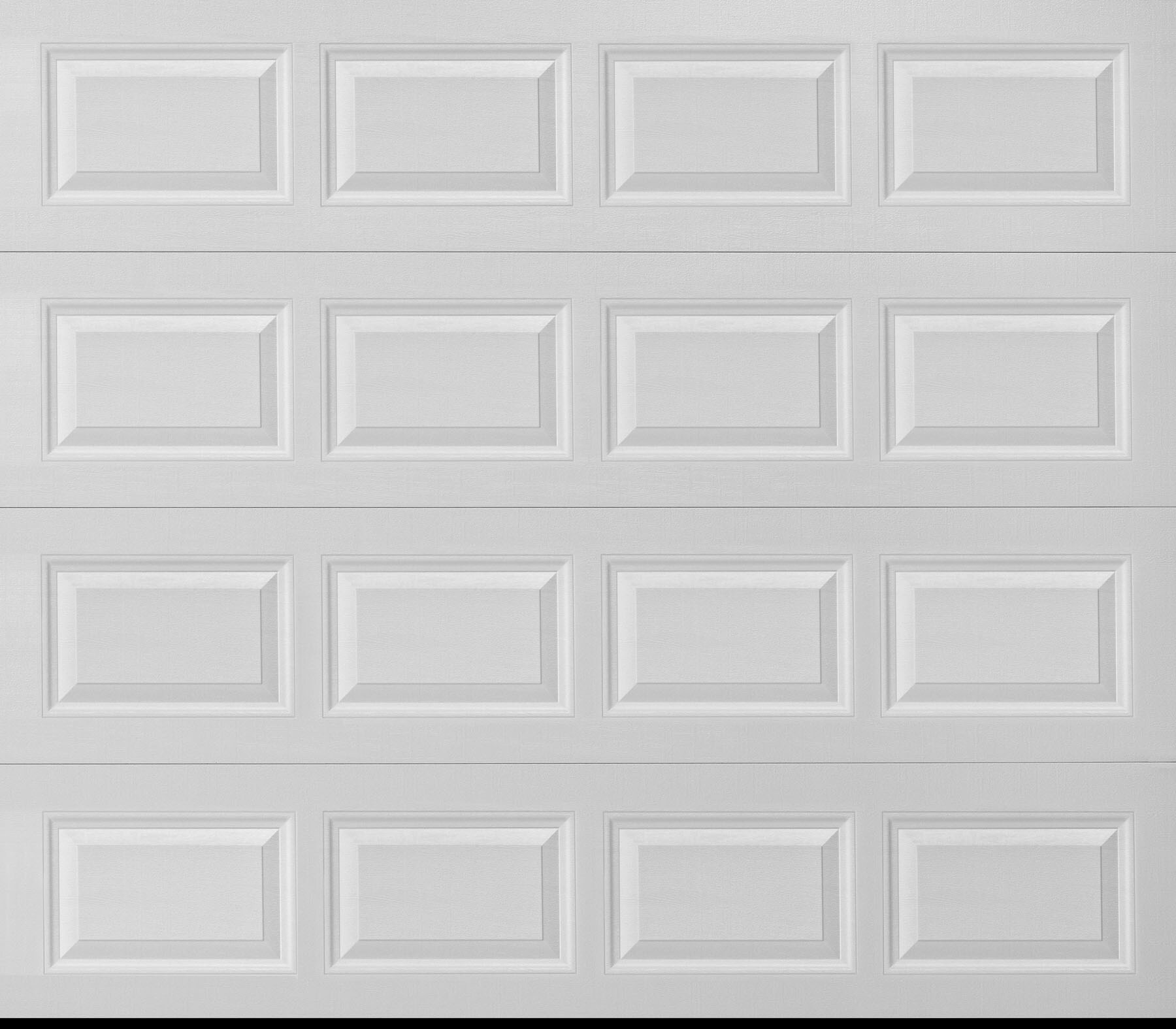 Pella 123480 Traditional 9-ft x 7-ft Insulated White Single Garage Door