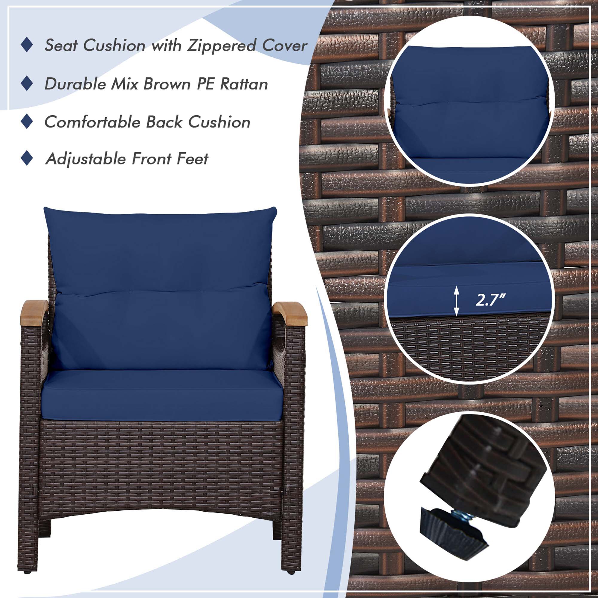 Costway LWS00032 Patio-Conversation-Sets - View #7