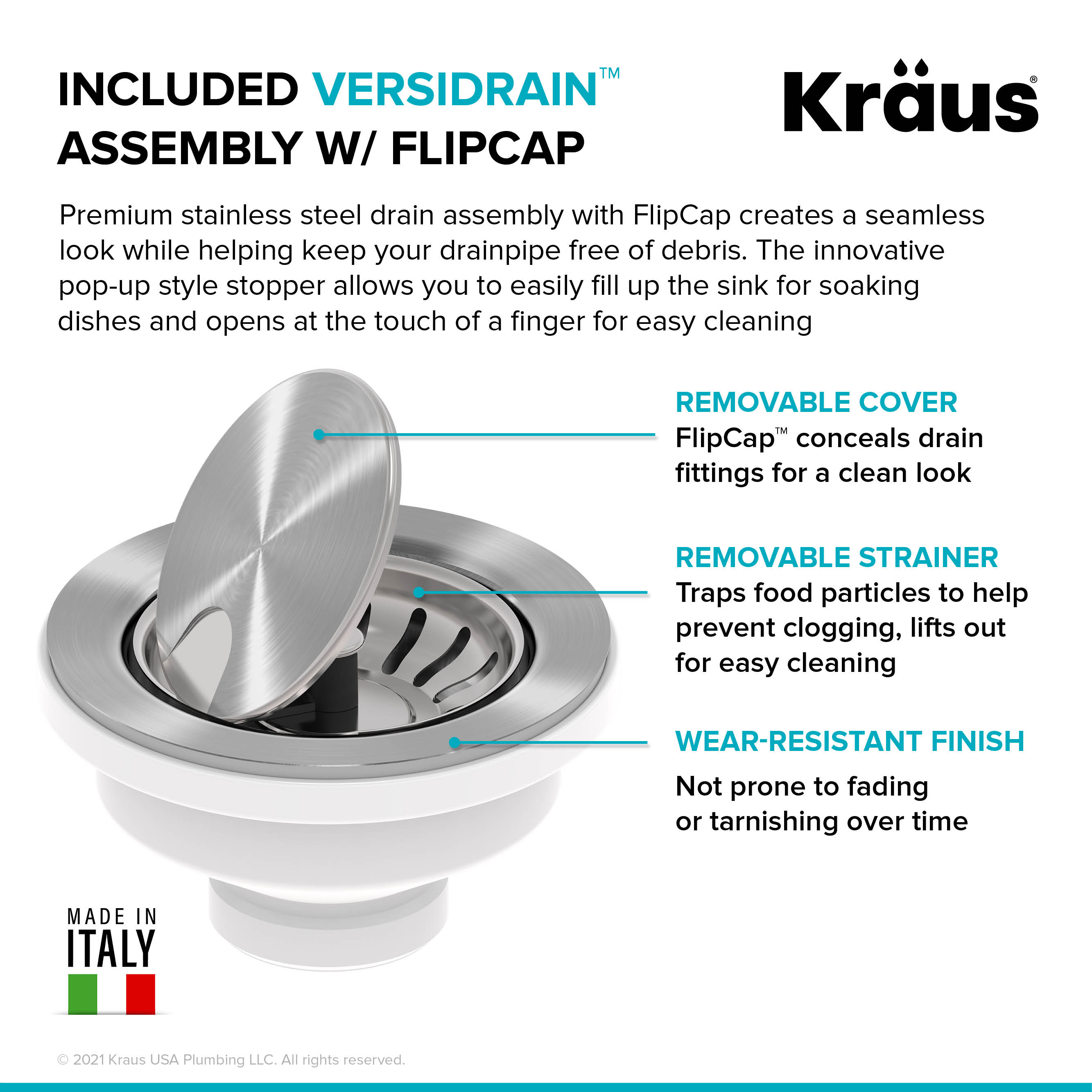 Kraus KGUW1-33WH Kitchen-Sinks - View #12