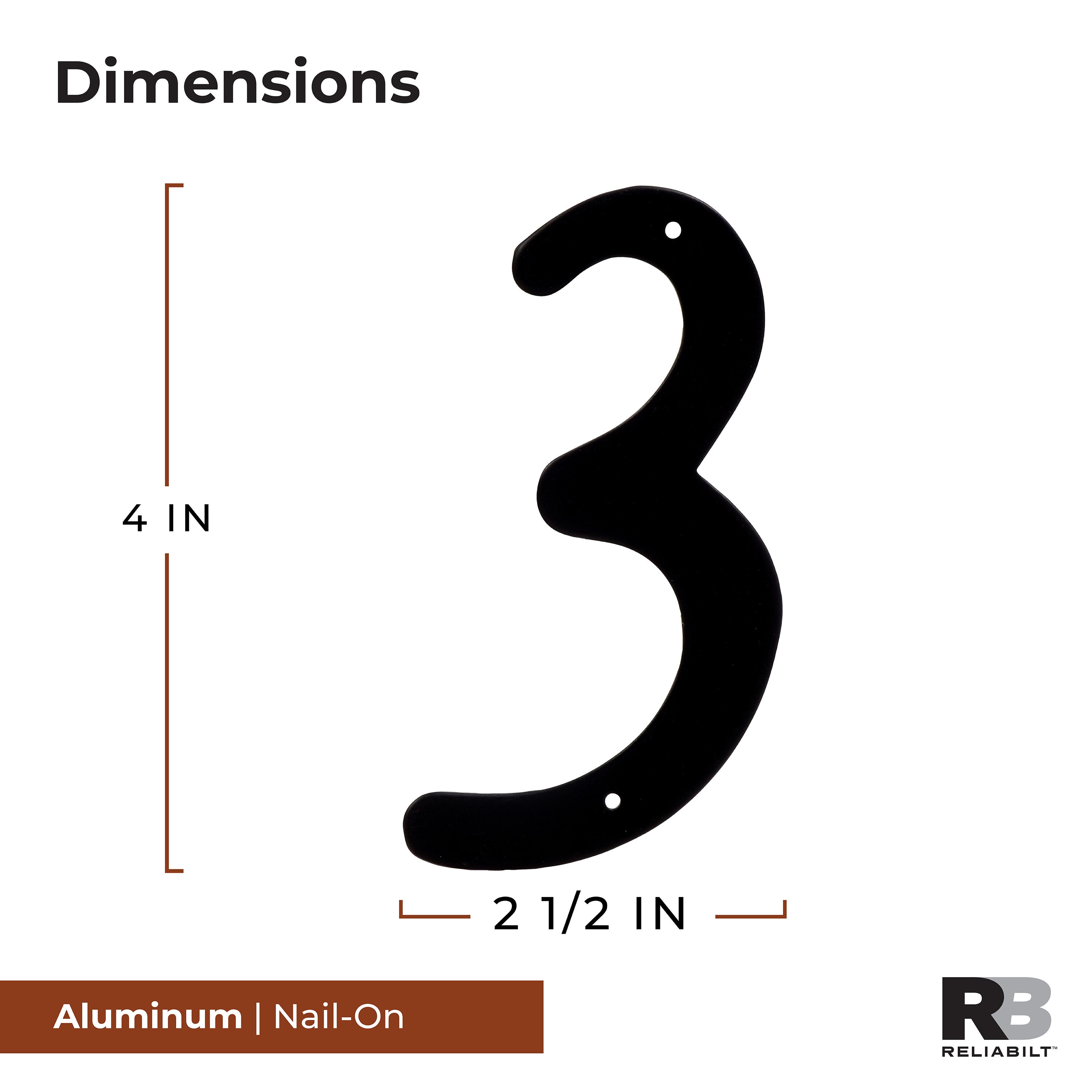RELIABILT 847583 Signs-Letters-Numbers - View #2