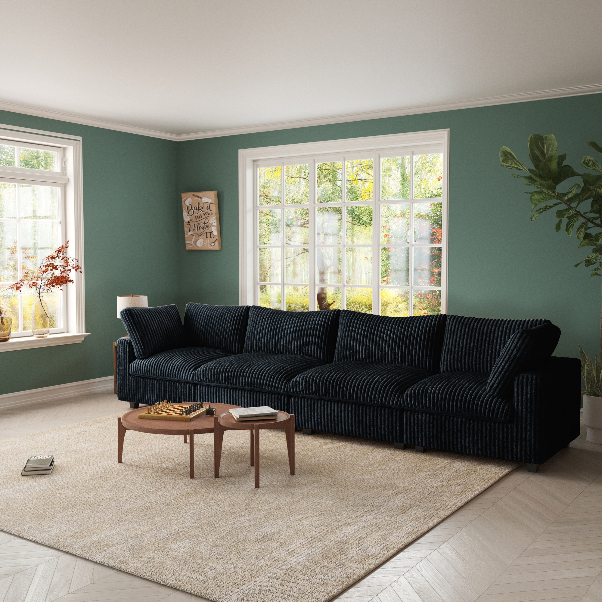 BuotiqHom DH-SF4-141BK Sofas-Loveseats - View #3