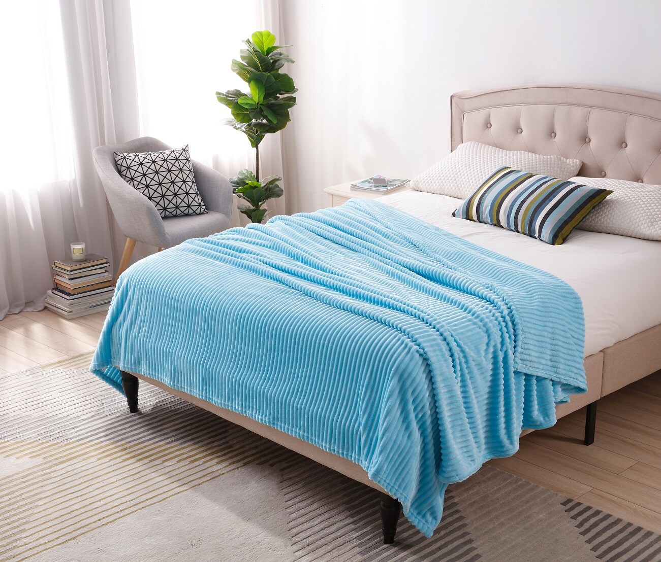 LBaiet 5687-K BLUE Blankets-And-Throws - View #5