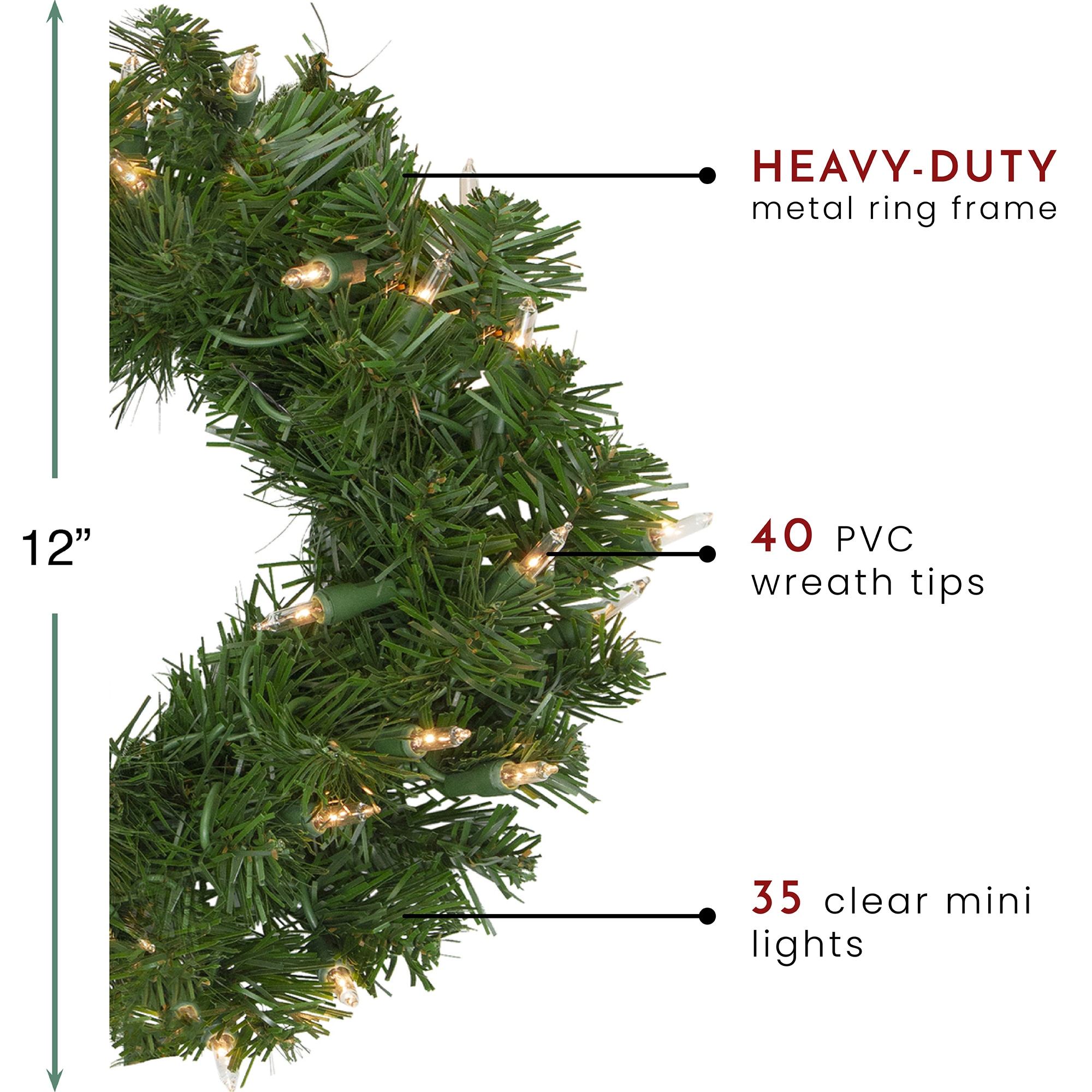 Northlight 32624618 Artificial-Christmas-Wreaths - View #6