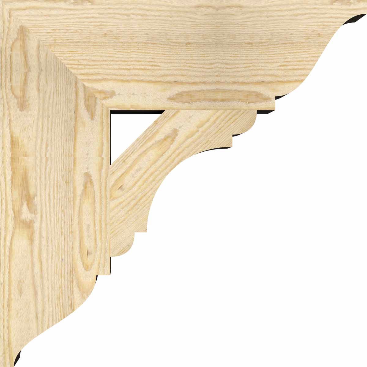Ekena Millwork BKT06X20X20OLY01RDF Exterior-Brackets-Braces - View #3