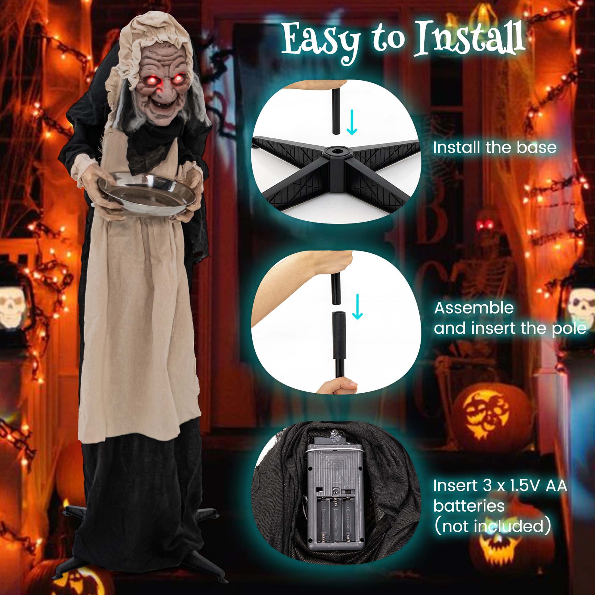 Costway LWS00687 Table-Halloween-Decor - View #4
