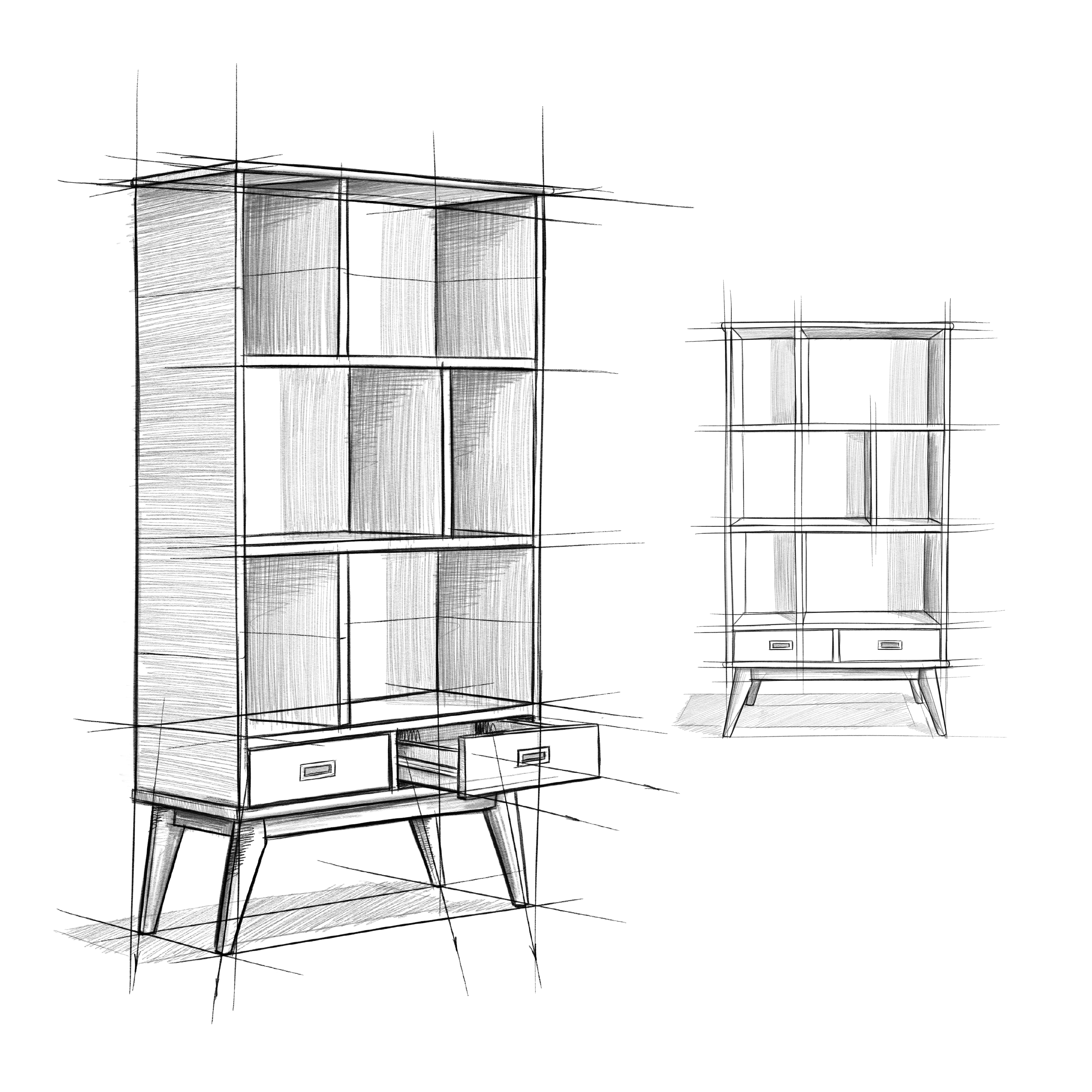 Simpli Home AXCDRP41-WH bookcases - View #8