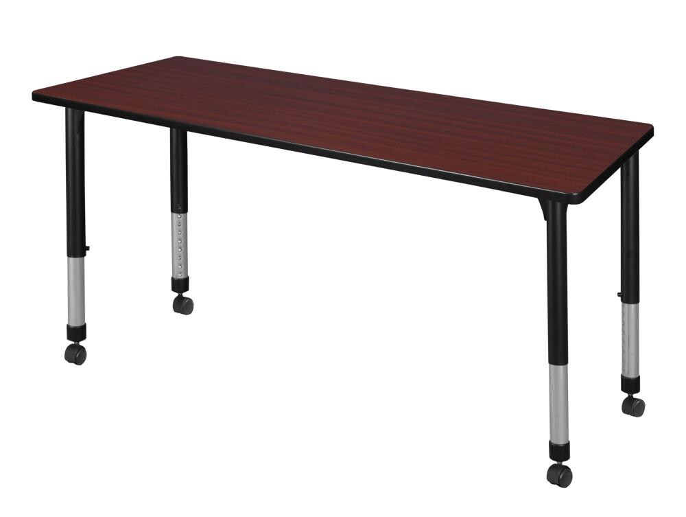 Regency MT7224MHAPCBK Classroom Tables Brown 4-Person Training Table (72-in W x 34-in H)