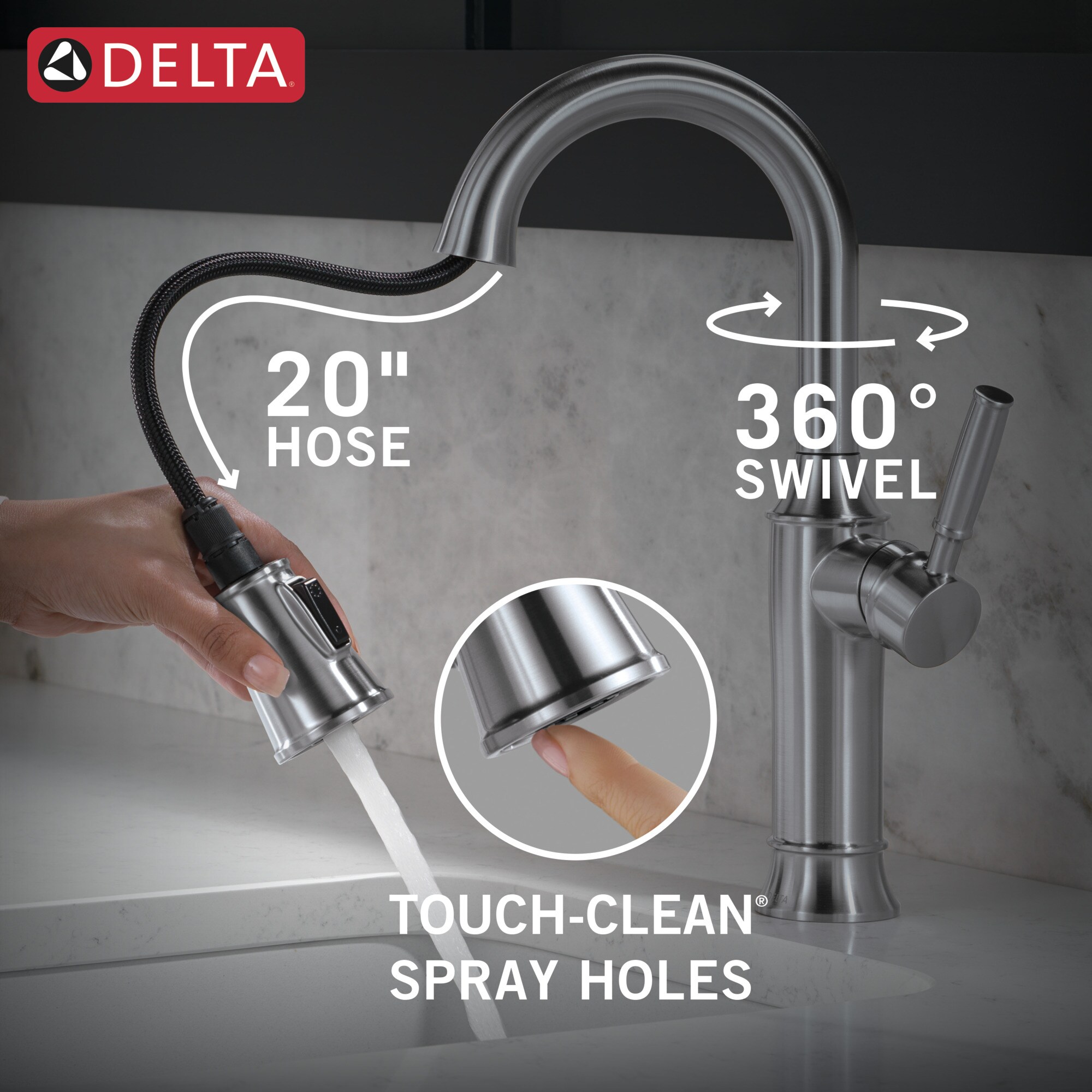 Delta 9984-AR-PR-DST Kitchen-Faucets - View #9