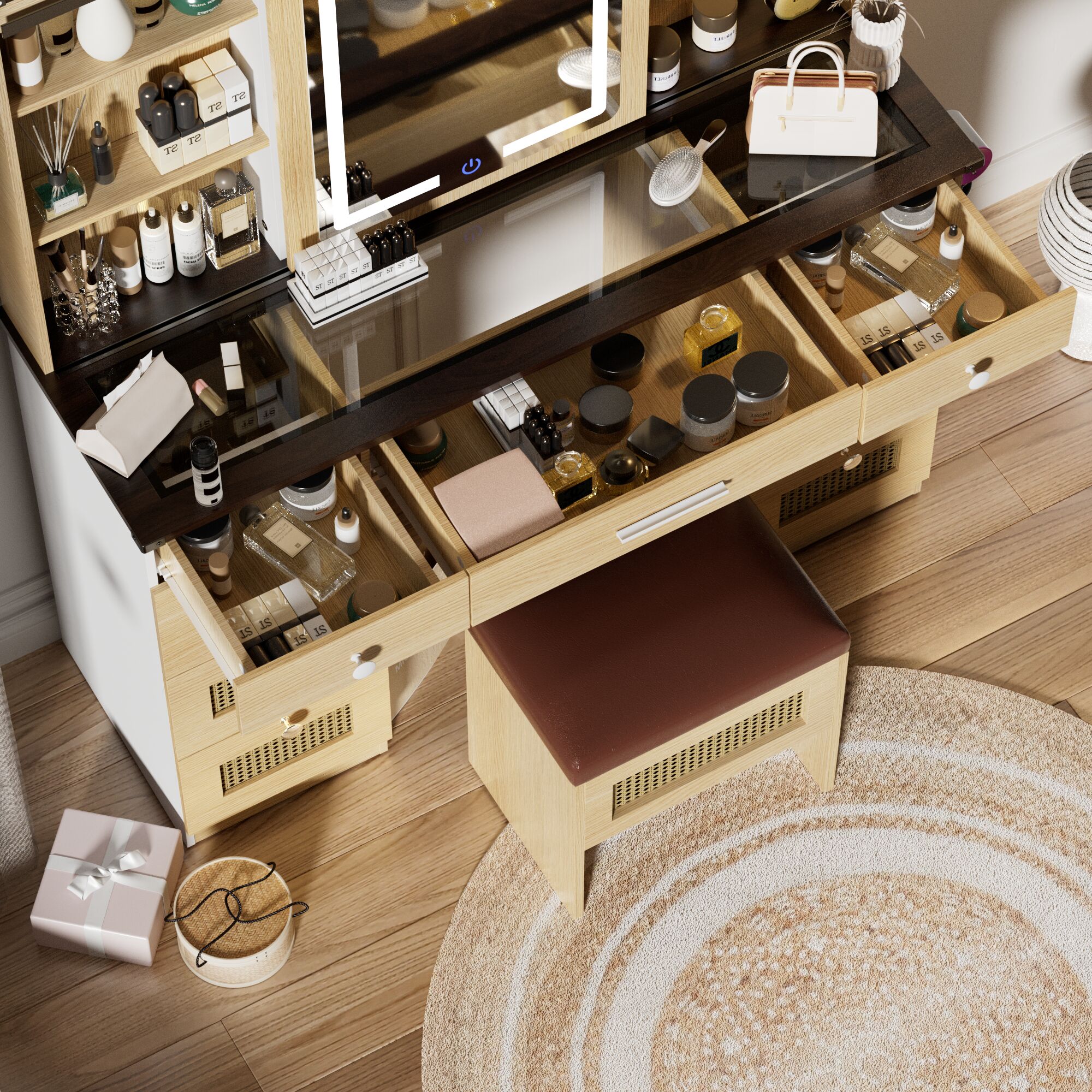 MAXYOYO M-D-VANITY-WOOD Bedroom-Vanities - View #10