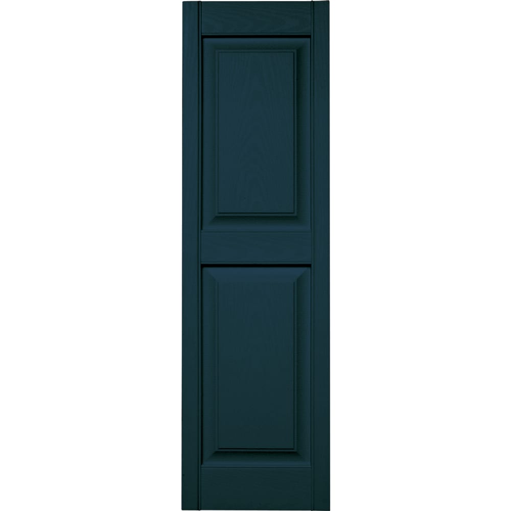 Vantage V4711451166 14.875-in W x 50.875-in H Indigo Blue Raised panel Exterior Shutters ( 1 -Pack )