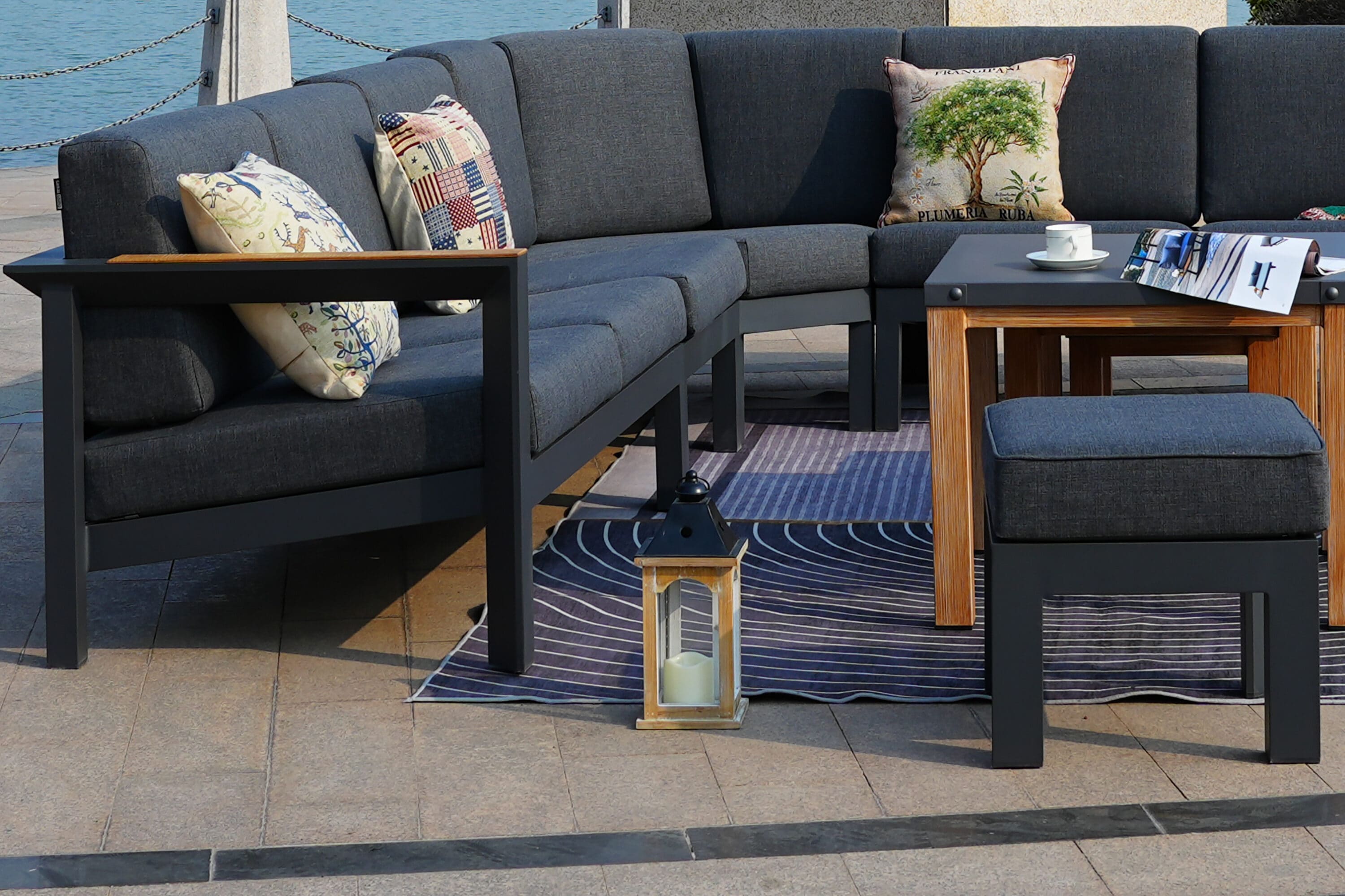 Moda Furnishings MOS-2327-41T-GR Patio-Conversation-Sets - View #4