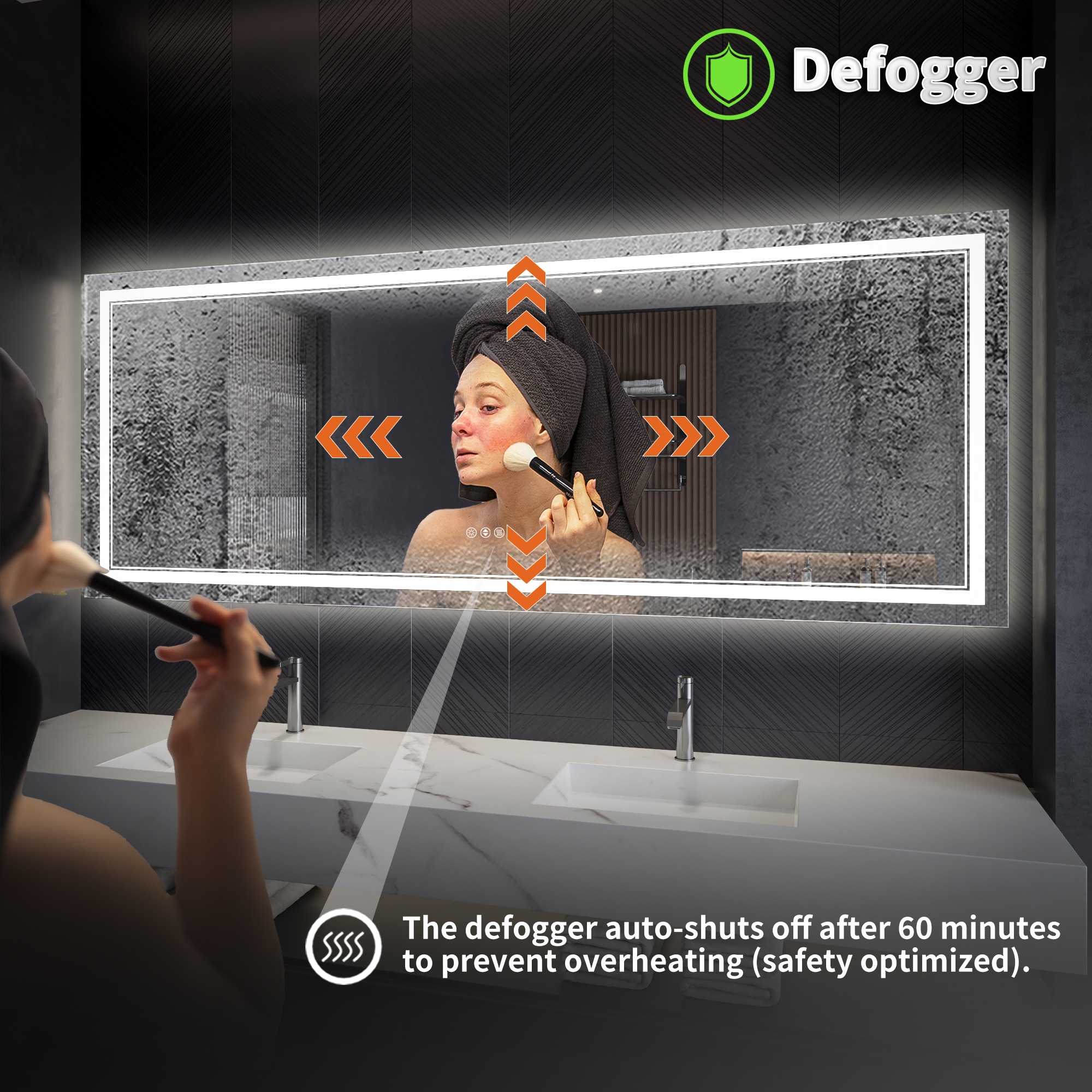 AAZJ JDEX-TFMR3284 Framed-Bath-Mirrors - View #13