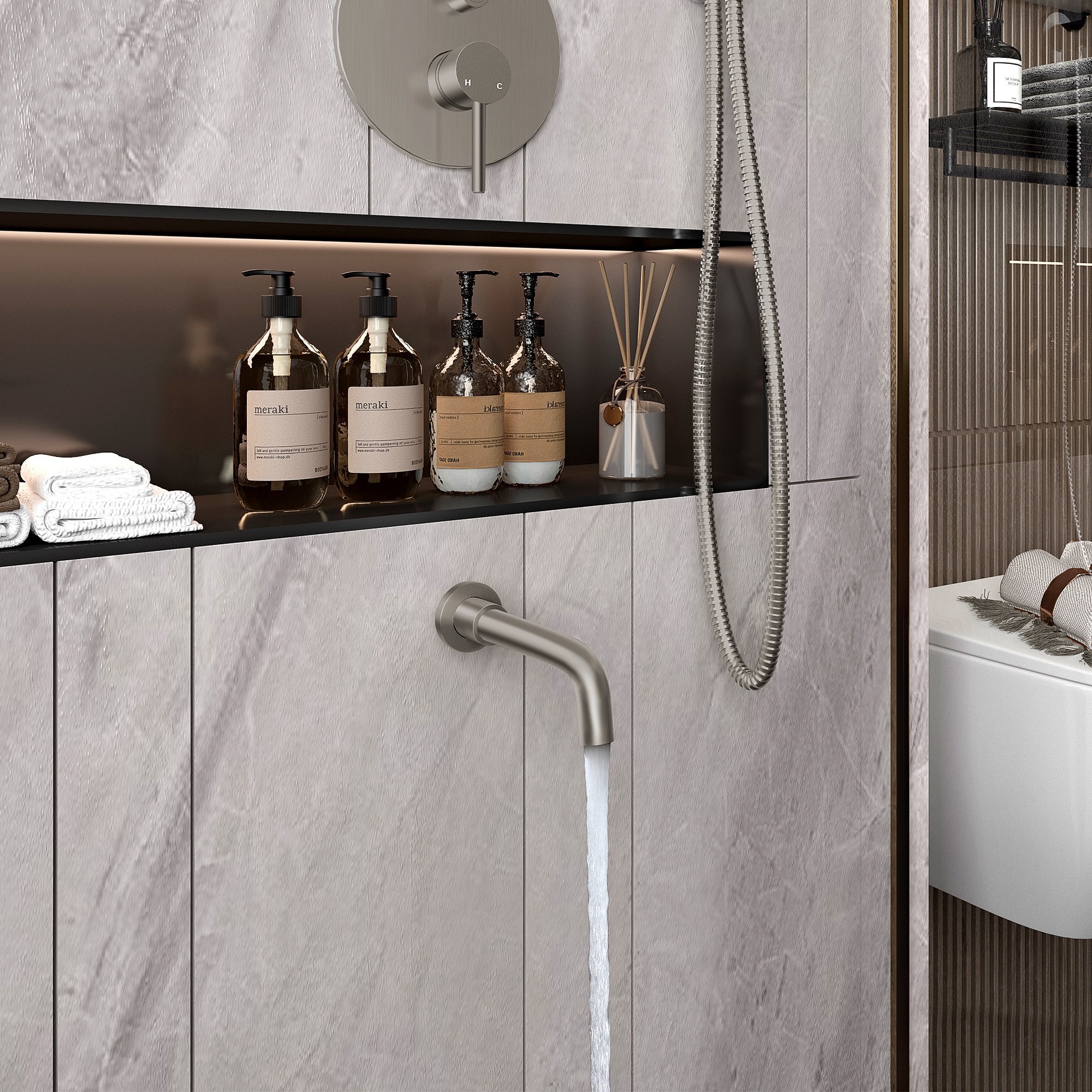 Clihome CHMS-10BN-BOX01 Showerhead-Bar-Panels - View #10