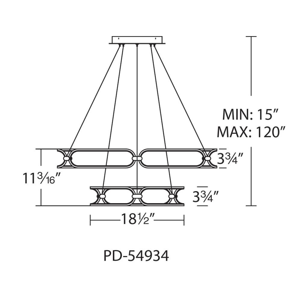dweLED PD-54934-SG Pendant-Lights - View #3