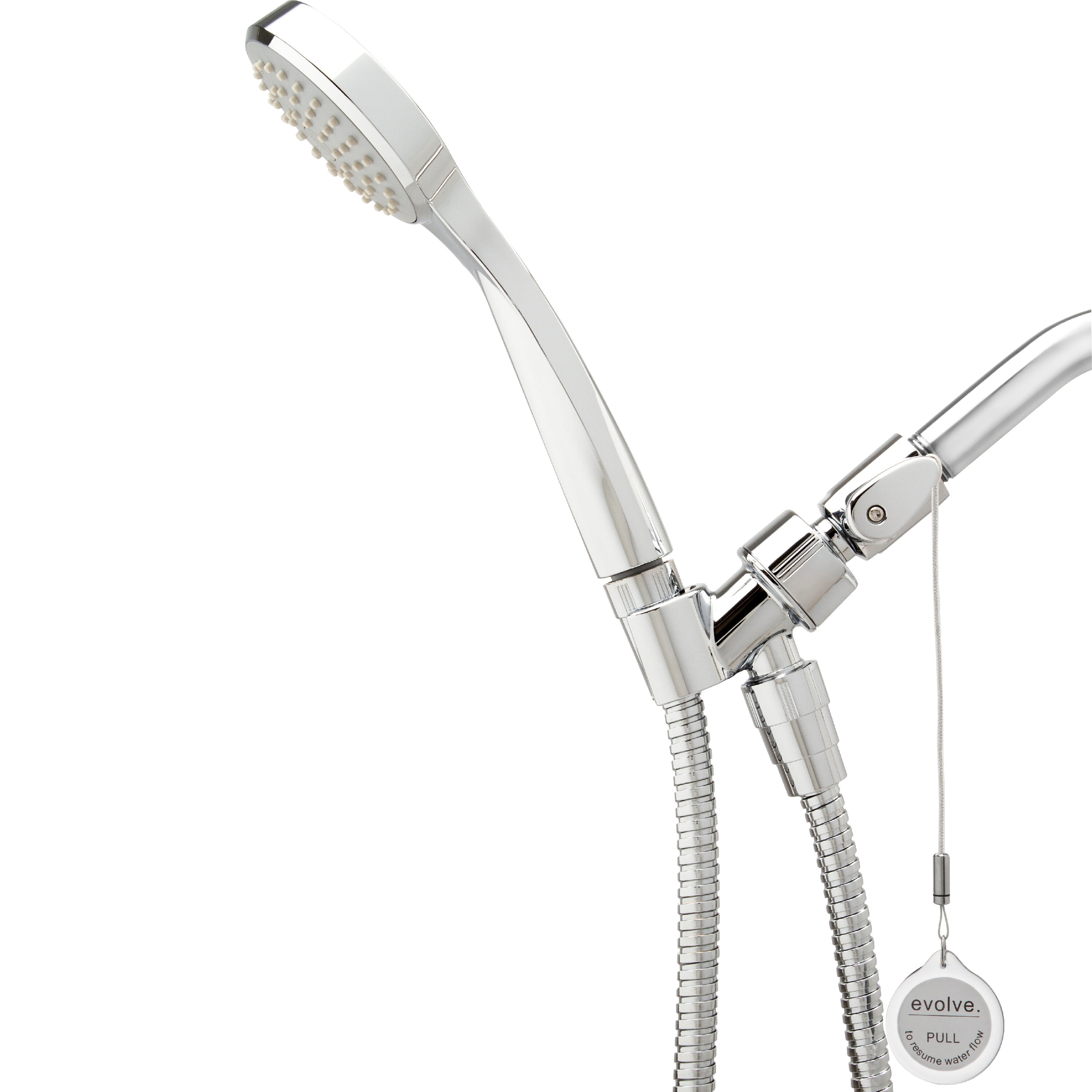 Evolve EV3041-CP200-SB-CS Handheld Showerhead with Thermostatic Valve Polished Chrome Round Handheld Shower Head (18-Pack) 2-GPM (7.6-LPM)