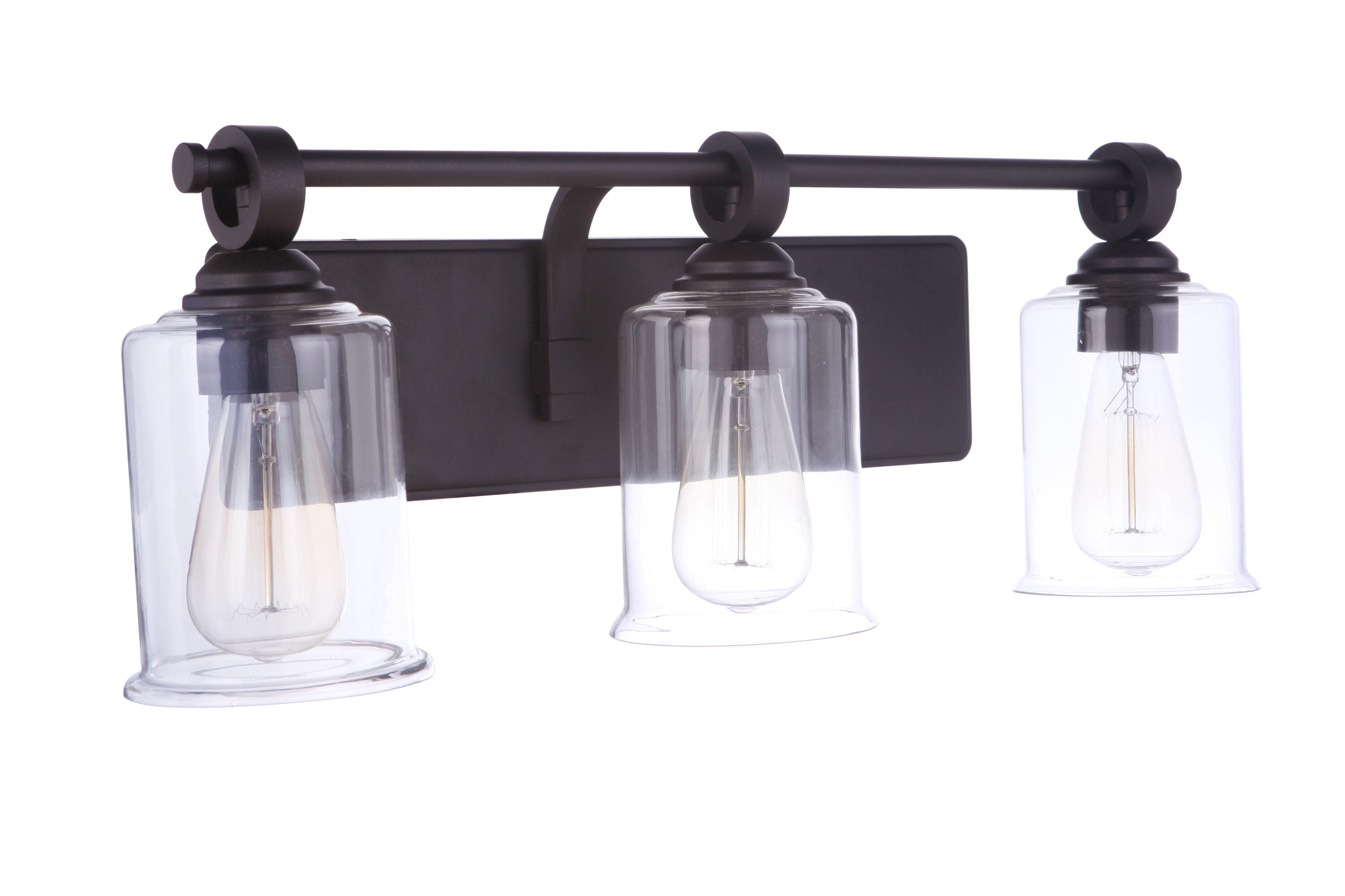 Craftmade 56403-ESP Romero 24.38-in 3 -Light Brown Transitional Vanity light