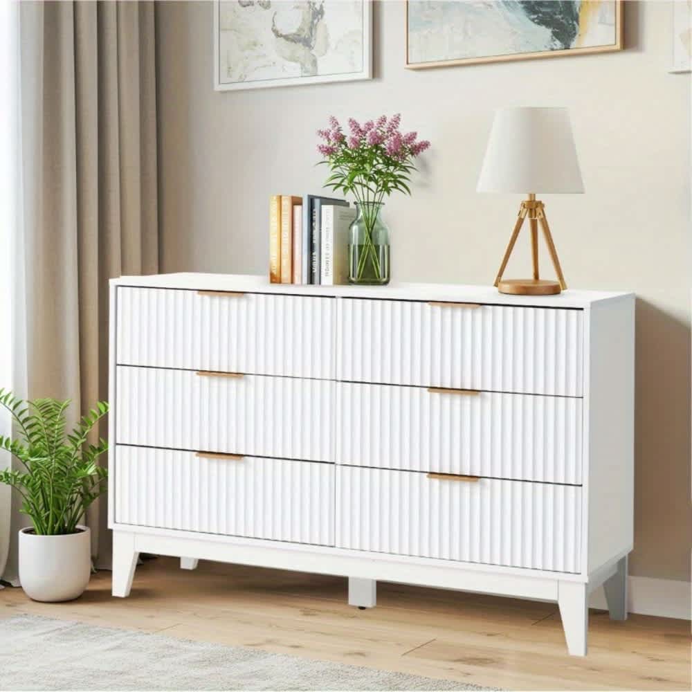 modern sleek dresser Amazon.com: MAISONARIA 5 Drawers Dresser for Bedroom, 47" Tall Modern Chest  of Drawers with Gold Handle, Fluted Wood Dresser for Bedroom, Living Room,  Hallway, Entryway, Black : Home & Kitchen