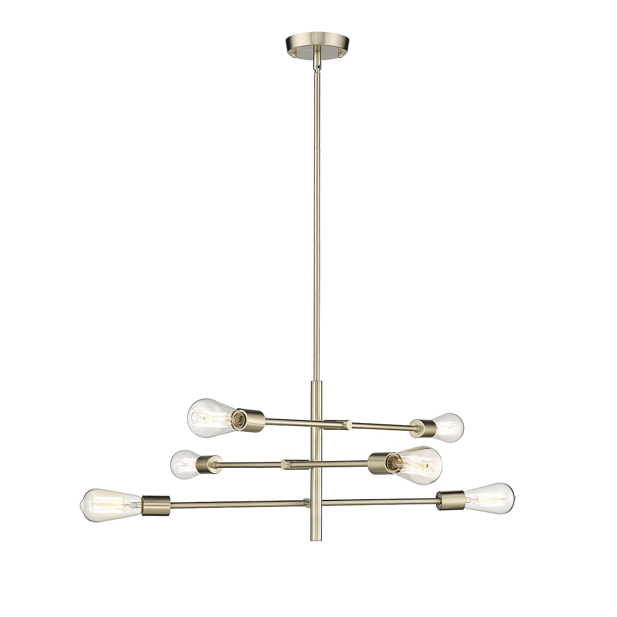 Millennium Lighting Decco Modern Gold Geometric Large Kitchen Island ...