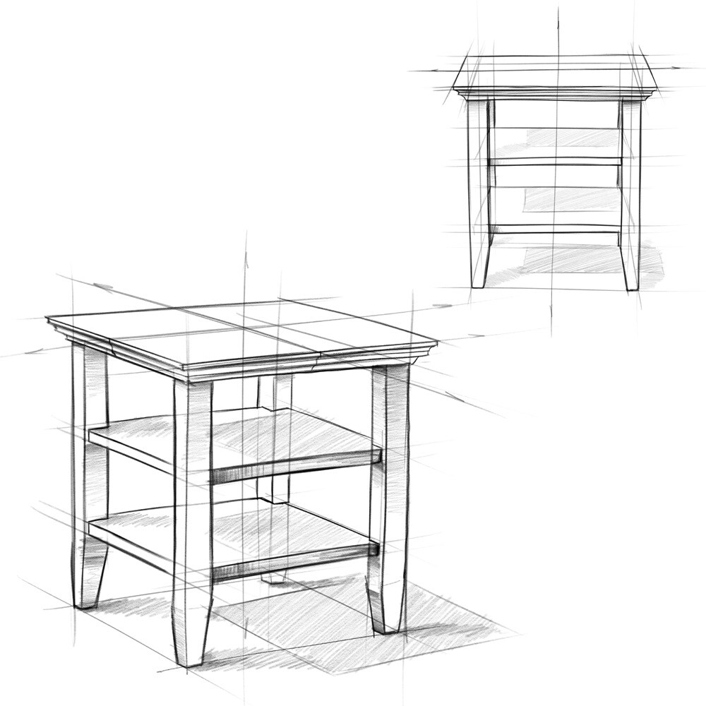 Simpli Home AXWELL3-003RNAB End-Tables - View #7