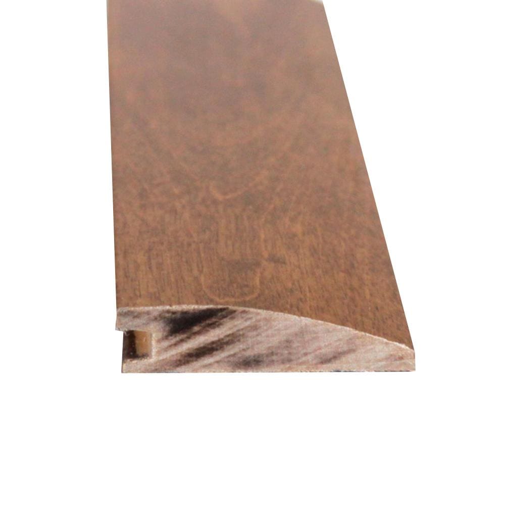 Flexco Light Coffee 0.5-in T x 2-in W x 78-in L Solid Wood Reducer