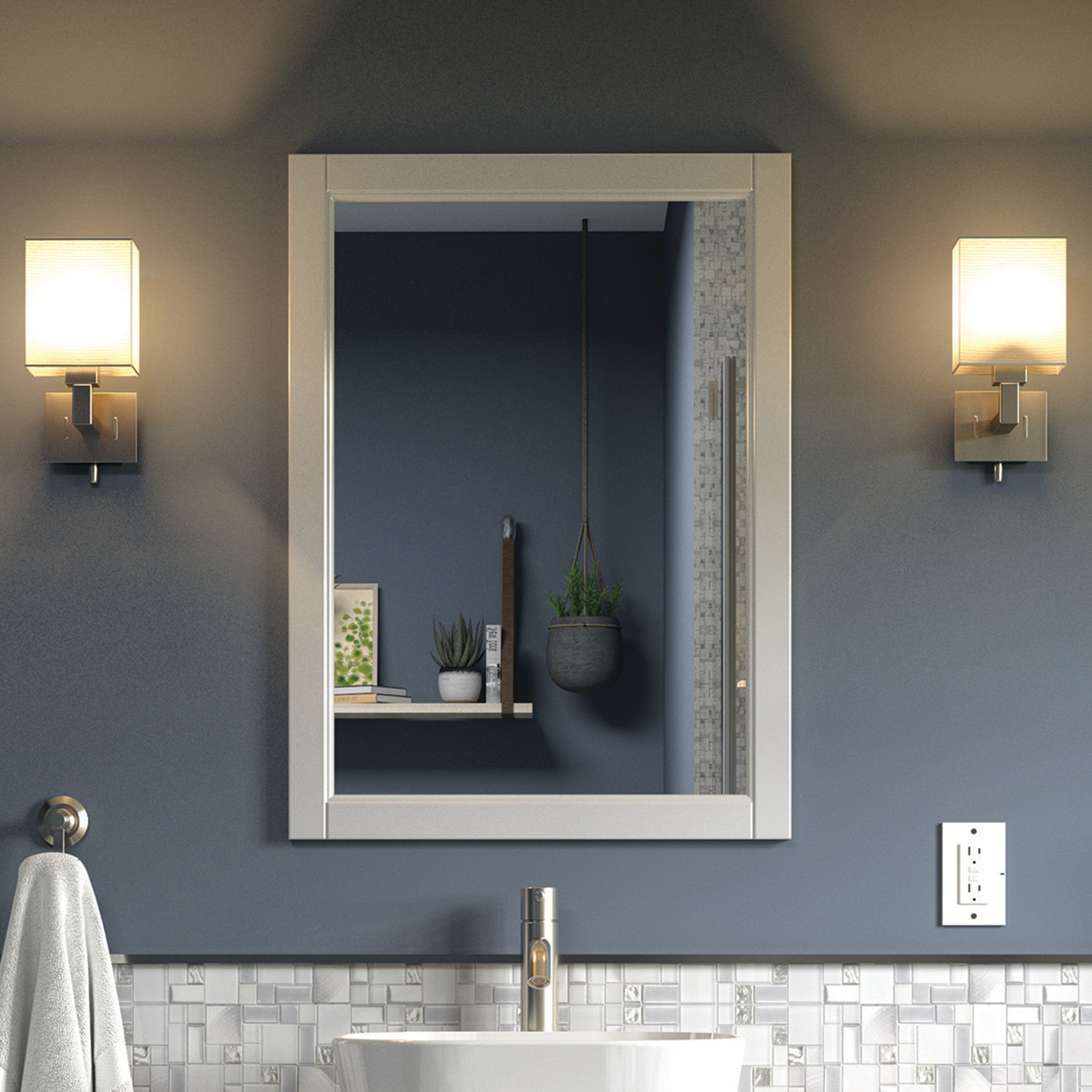 Style Selections 1211MR-22-242 Framed-Bath-Mirrors - View #6