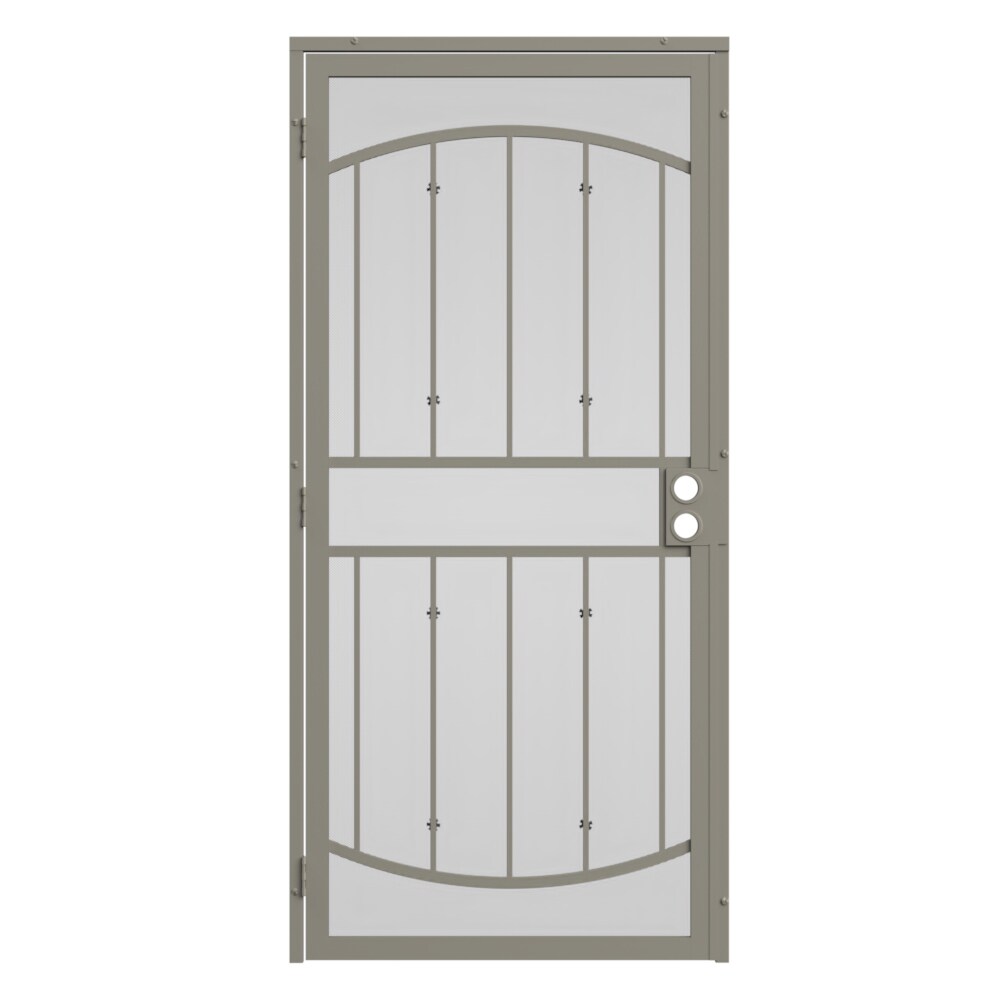 Gatehouse Gibraltar 36-in X 96-in Almond Steel Surface Mount Security ...