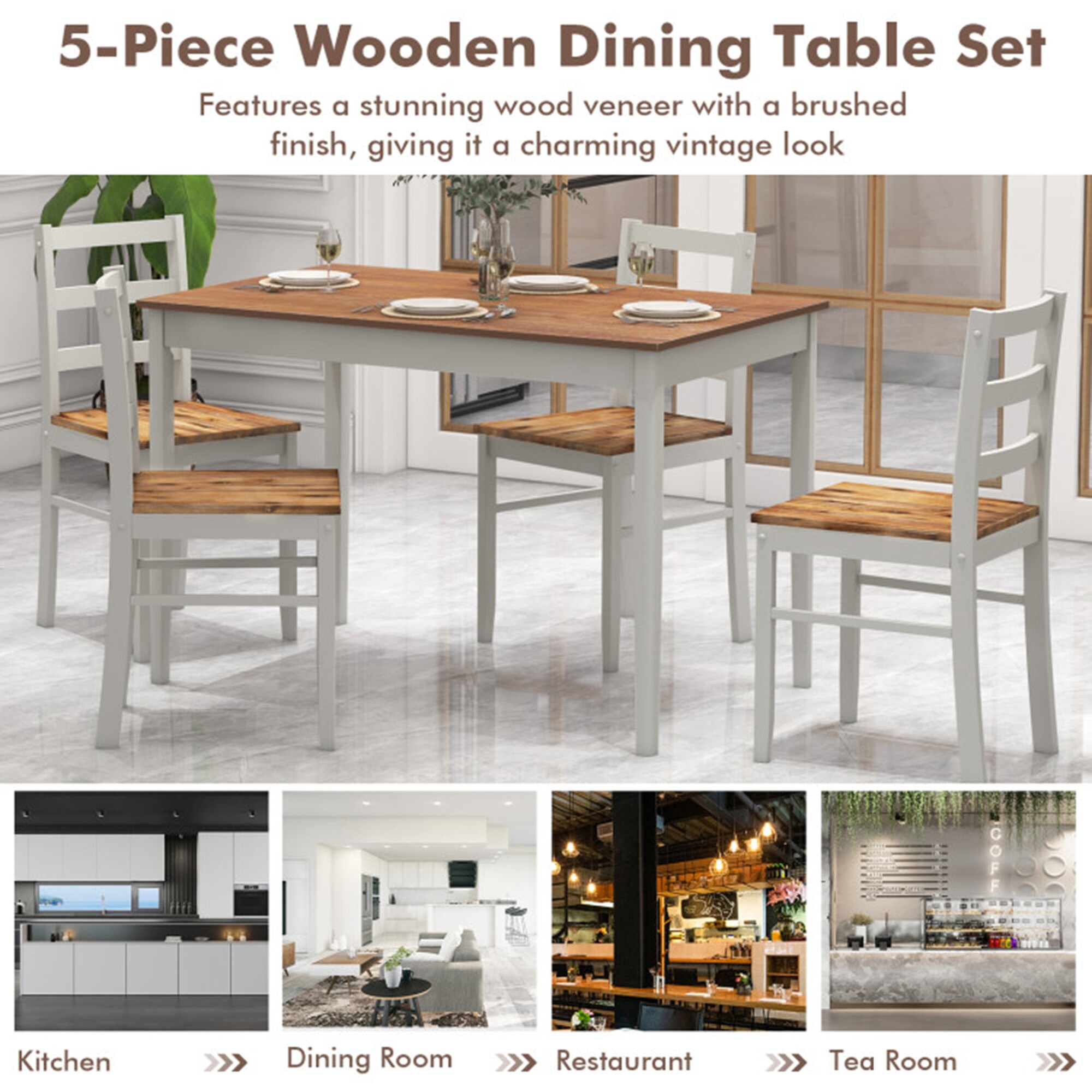 Clihome EFC-BL-05 Dining-Sets - View #10