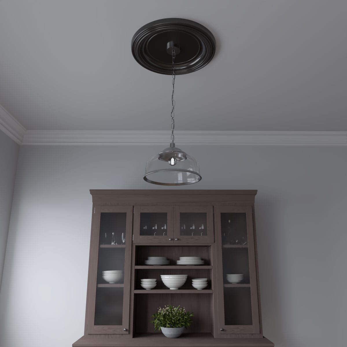 Ekena Millwork CMP22TRCCH Ceiling-Medallions - View #9
