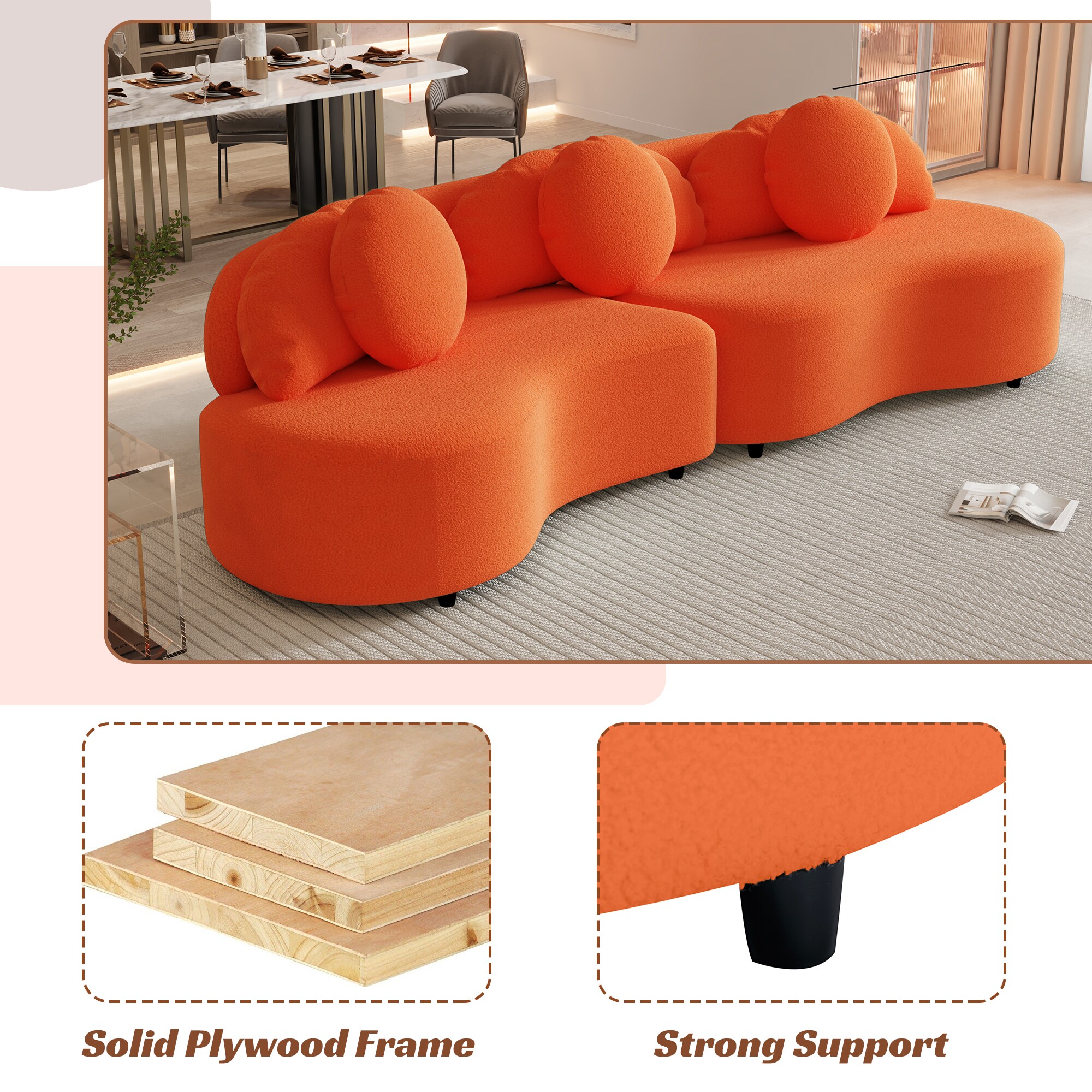 ModernLuxe N719S000860O Sofas-Loveseats - View #5