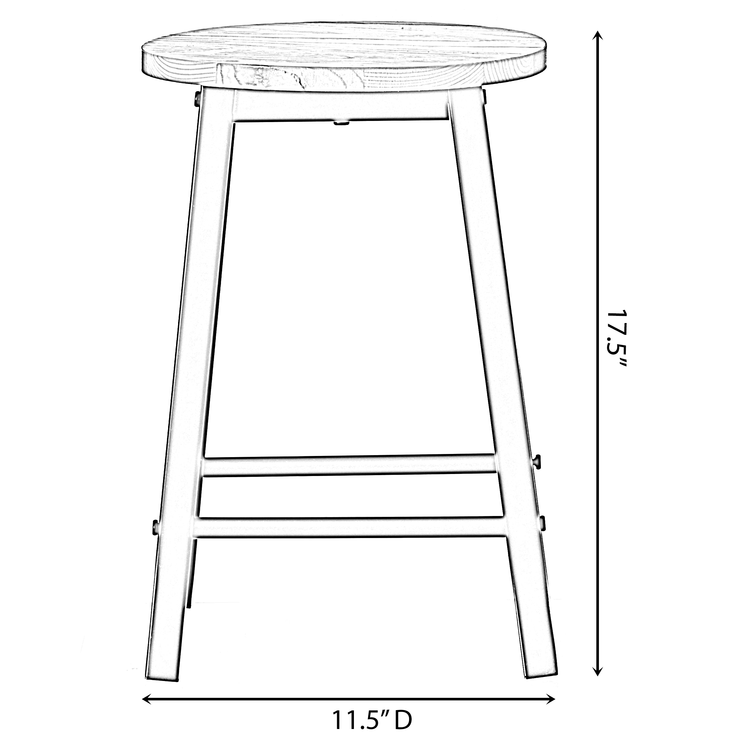 Vintiquewise QI004467.4 stools - View #4