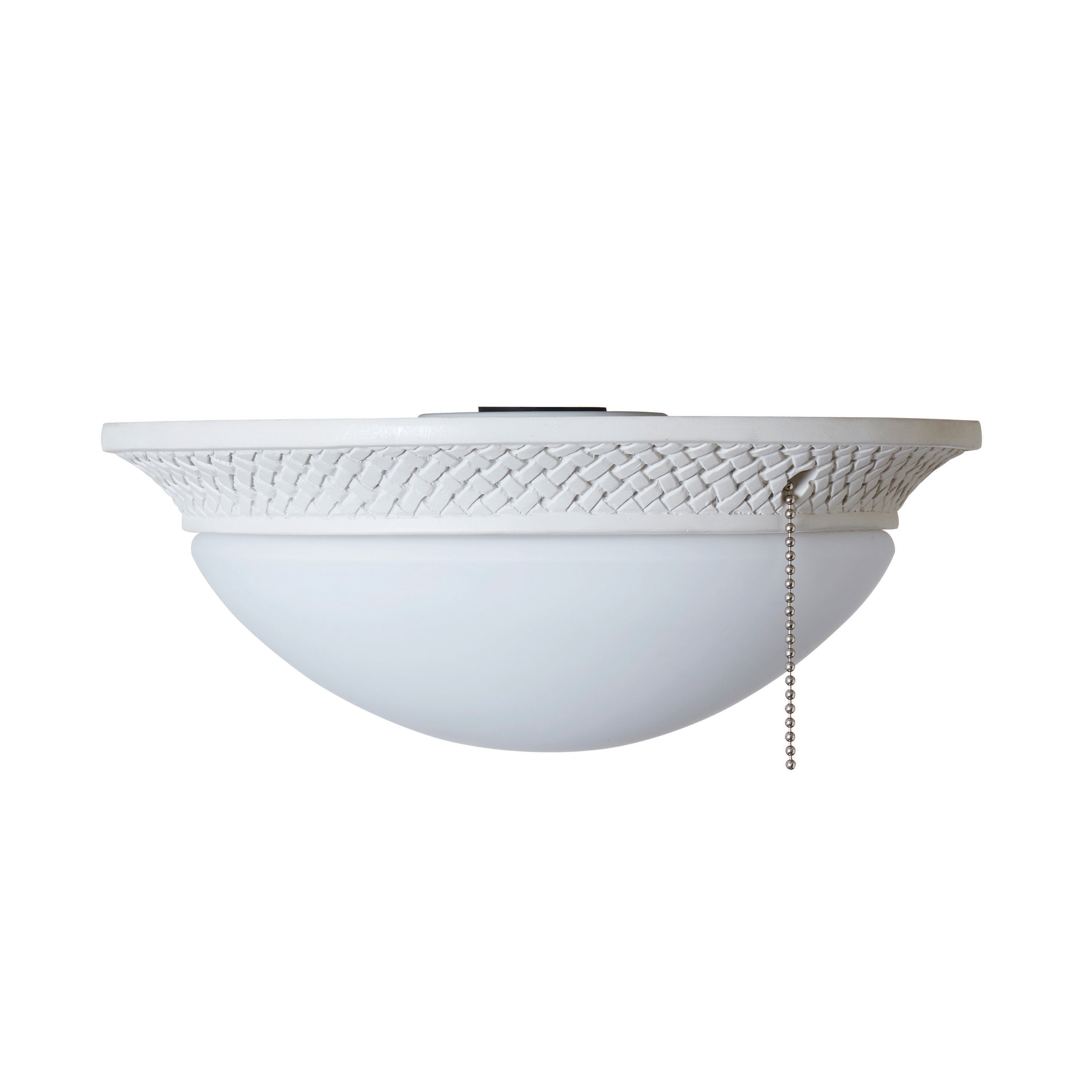 Tilghman II 11-in 2-Light White LED Ceiling Fan Light Kit | - Harbor Breeze LED-WLMW