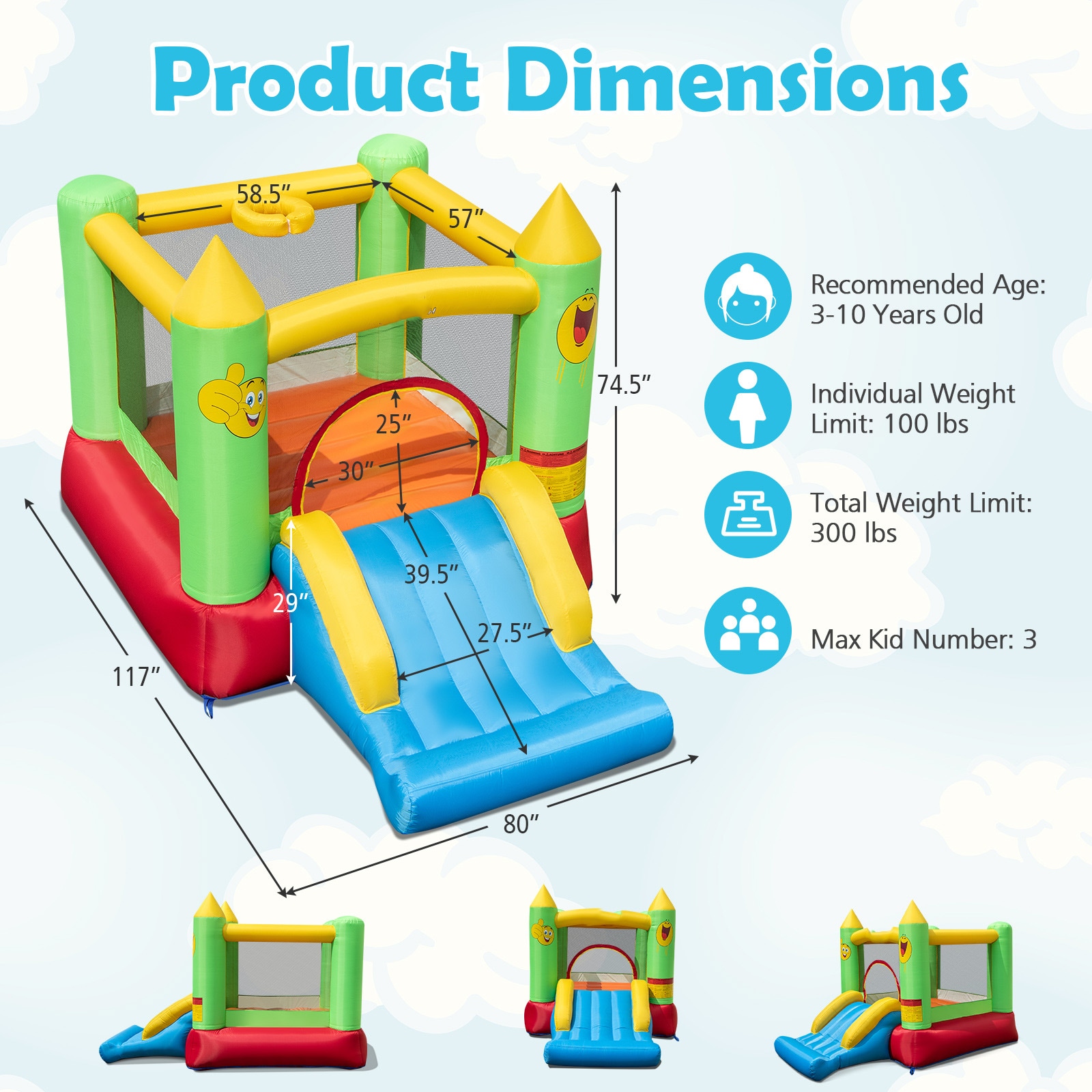 Slickblue D-CO-SU06911PN Bounce-Houses - View #5