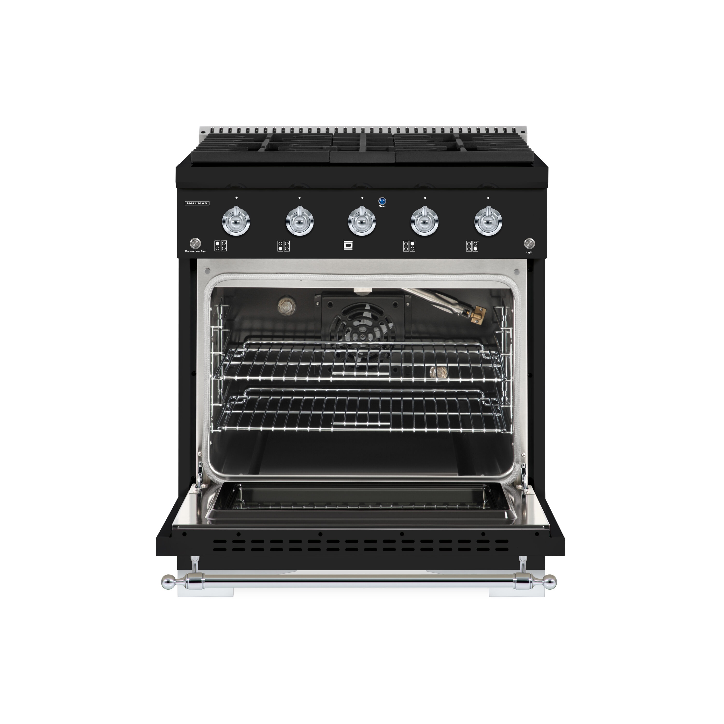 Hallman HCLRG30CMMG Freestanding-Gas-Ranges - View #5