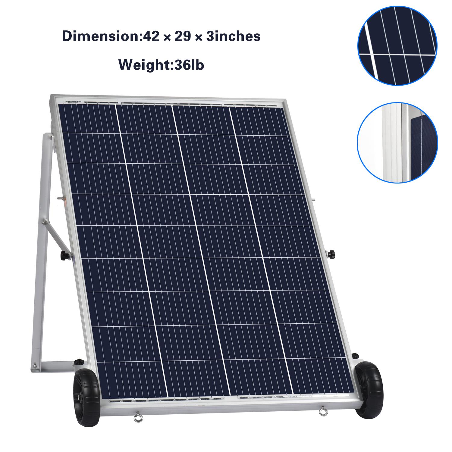 NATURE'S GENERATOR 30-in x 40-in x 6-in 100-Watt Portable Solar Panel