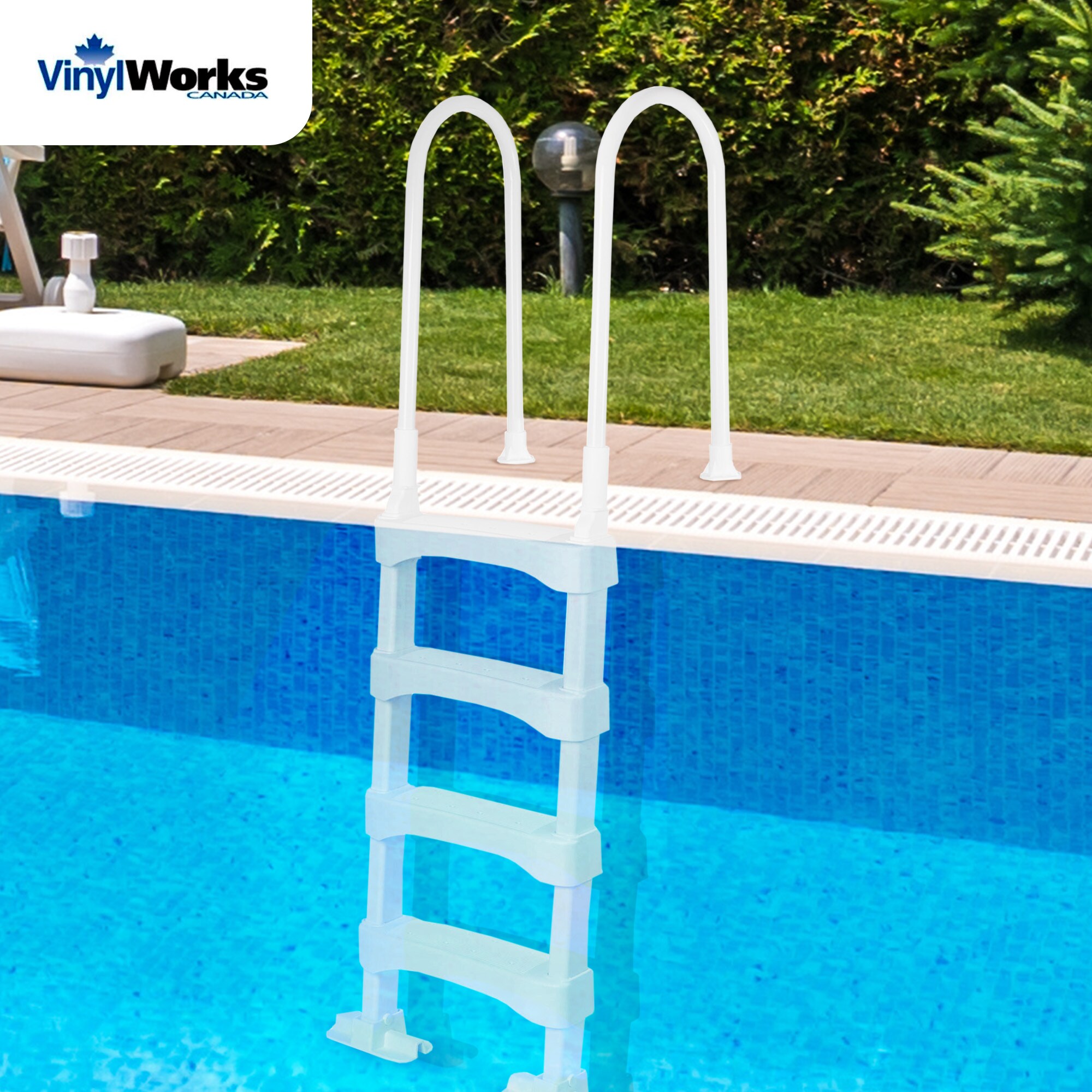 Vinyl Works 134834 Above-Ground-Pool-Lad-Steps - View #4