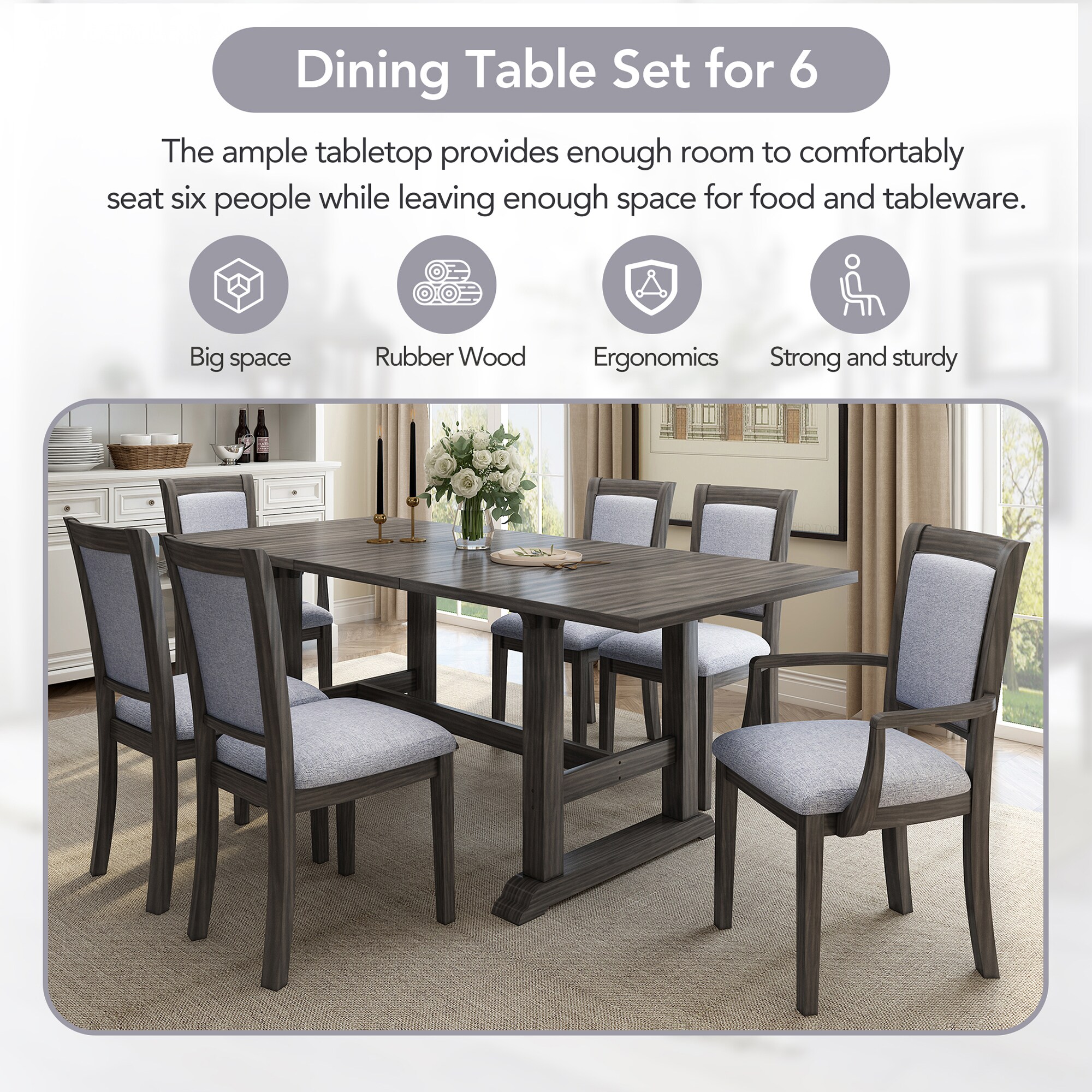 SINOFURN SYA010564GY Dining-Sets - View #12