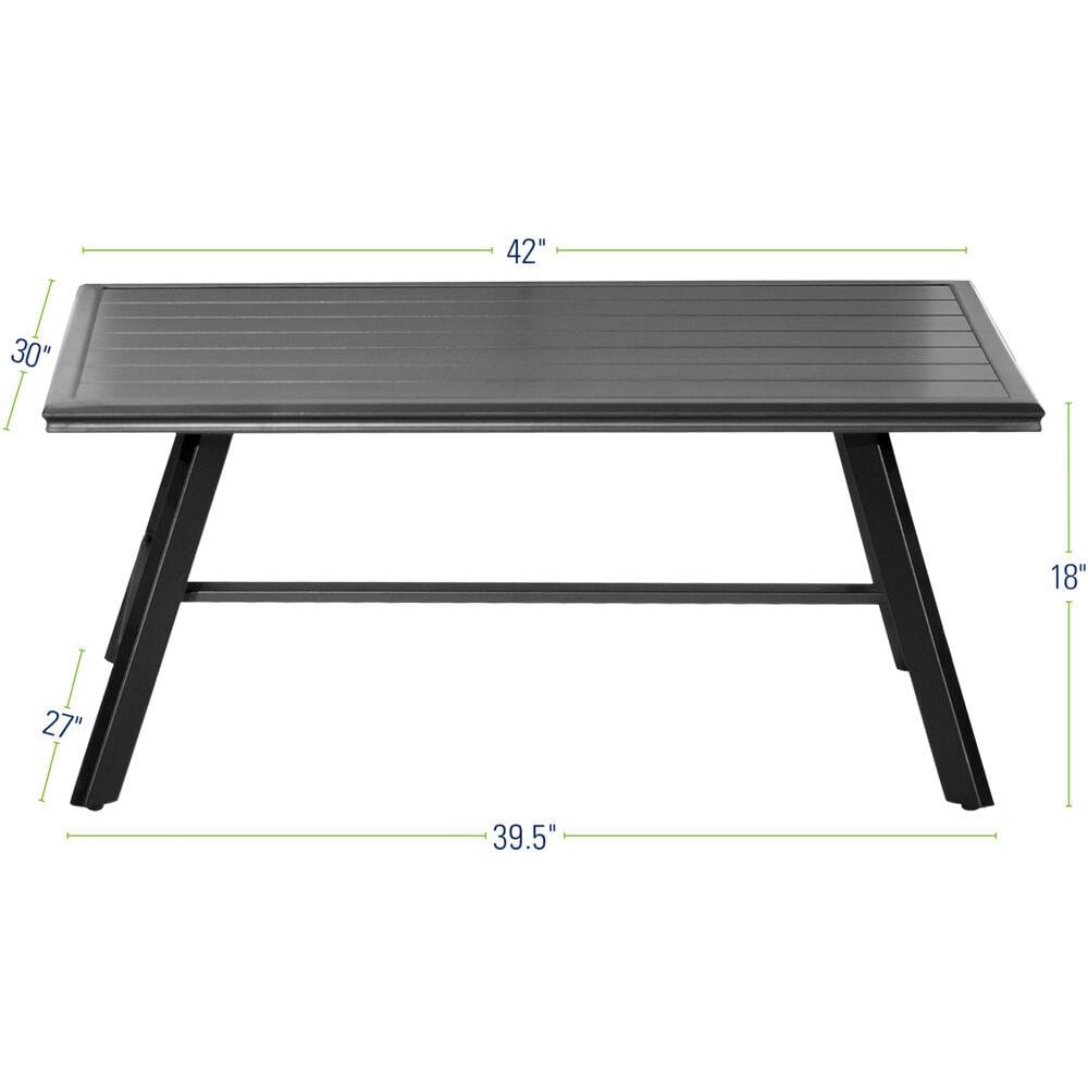 Hanover OAKMONT5PCL-ASH Patio-Conversation-Sets - View #7