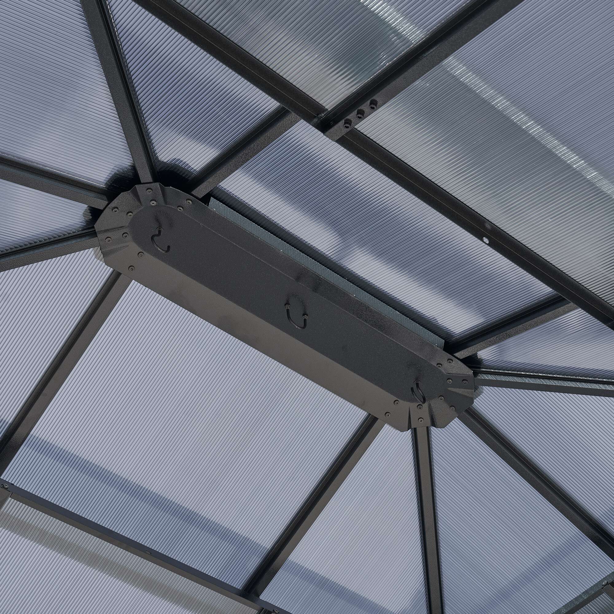 SINOFURN SYE350014GY Wood-Resin-Gazebos - View #10