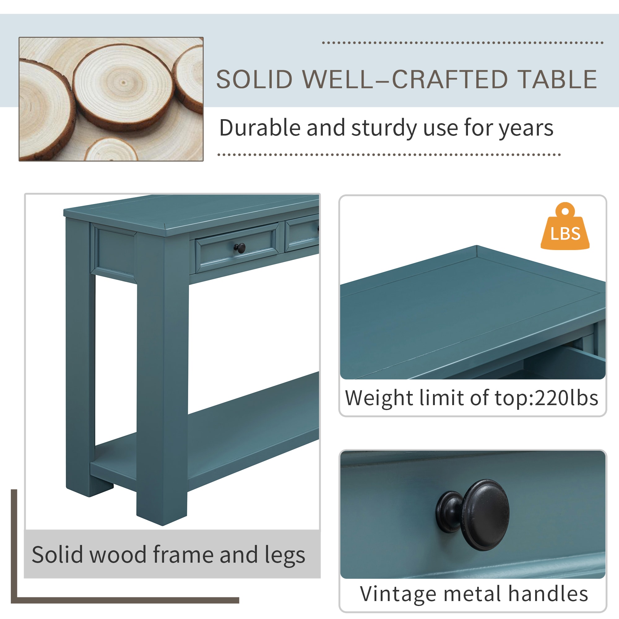 ModernLuxe WF287219AAC Console-Sofa-Tables - View #5