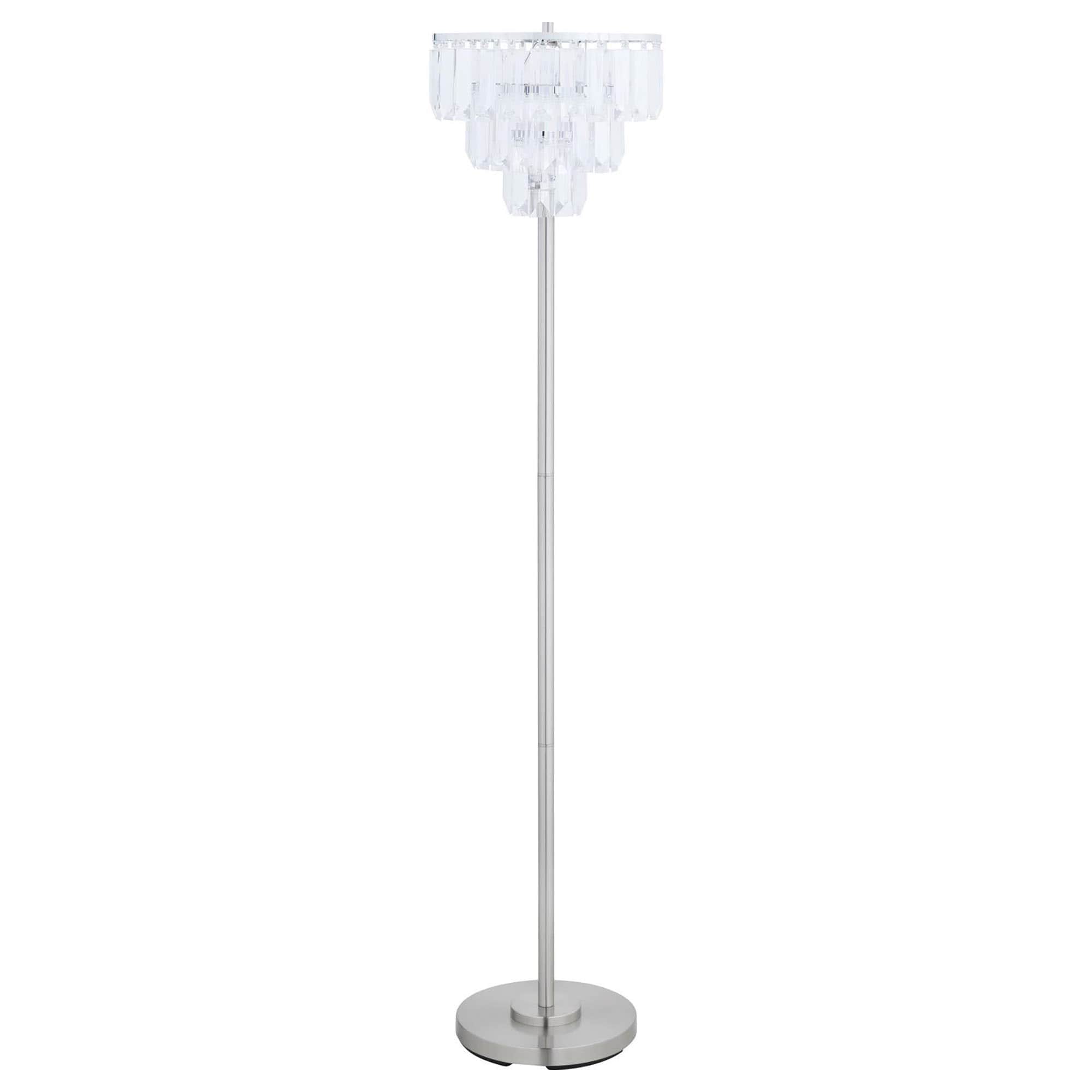 ZAKLOOP MD062P153728 Lamps 60.5-in Silver Shaded floor lamp Floor Lamp with Metal Shade