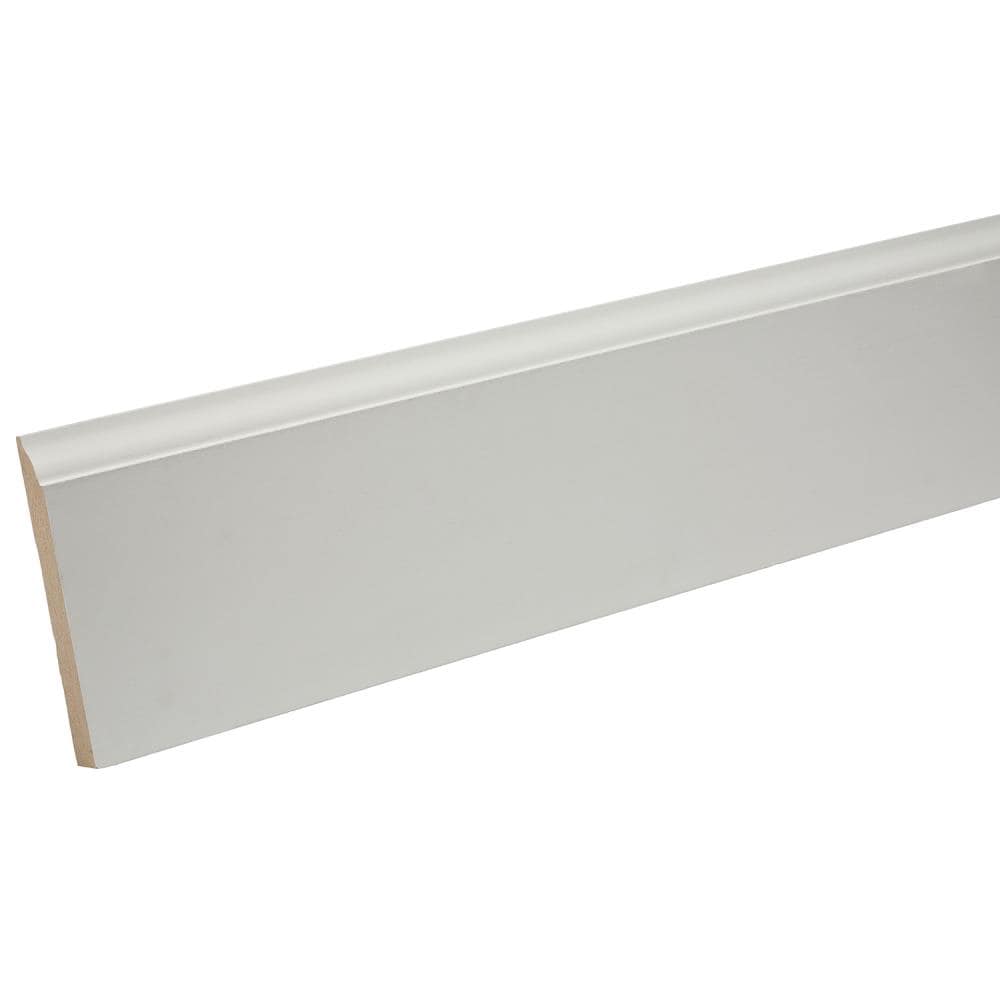 RELIABILT L0462058 13/32-in x 4-1/4-in x 8-ft Primed MDF 620 Baseboard